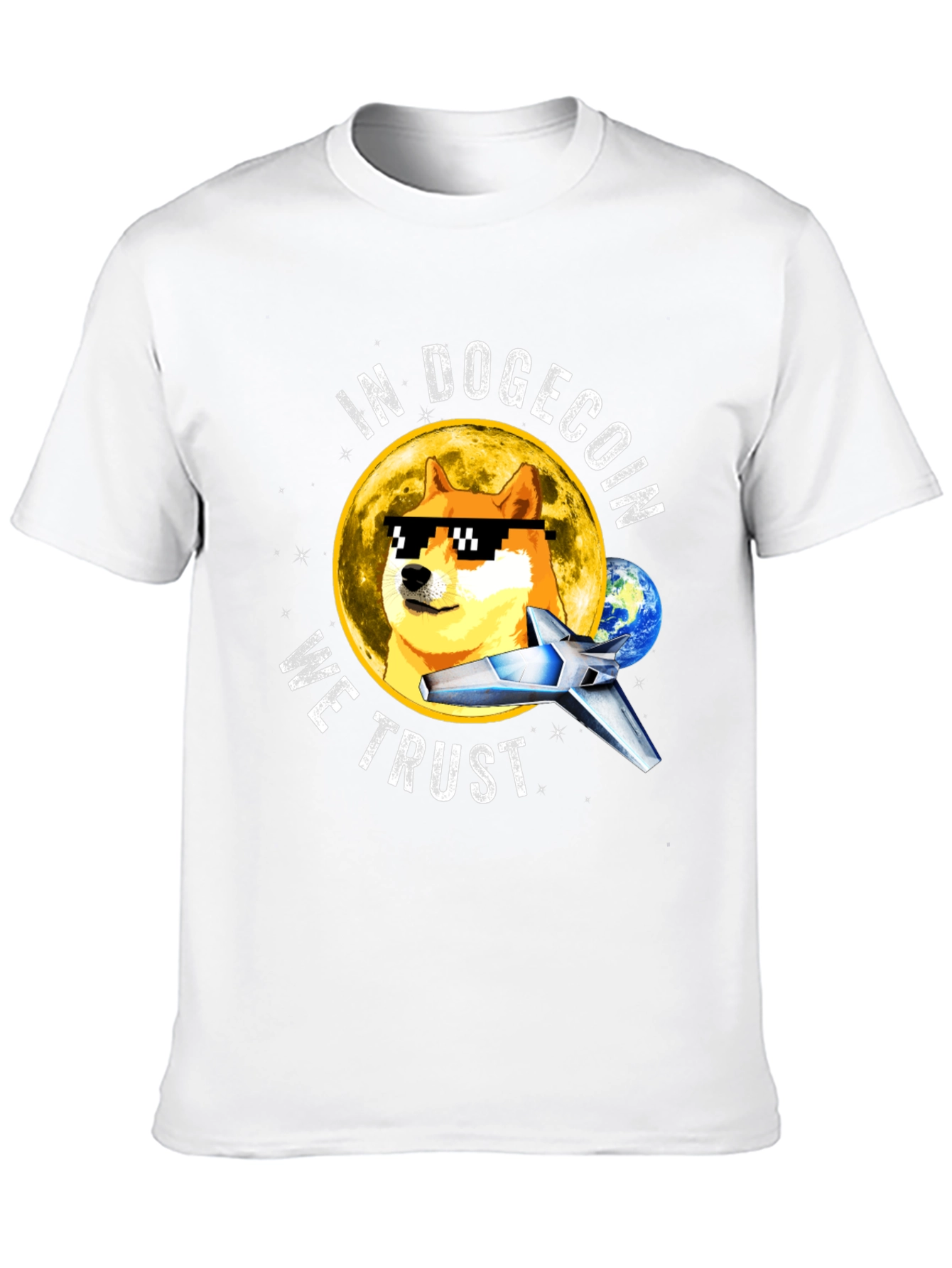 In Dogecoin We Trust Black T-Shirt