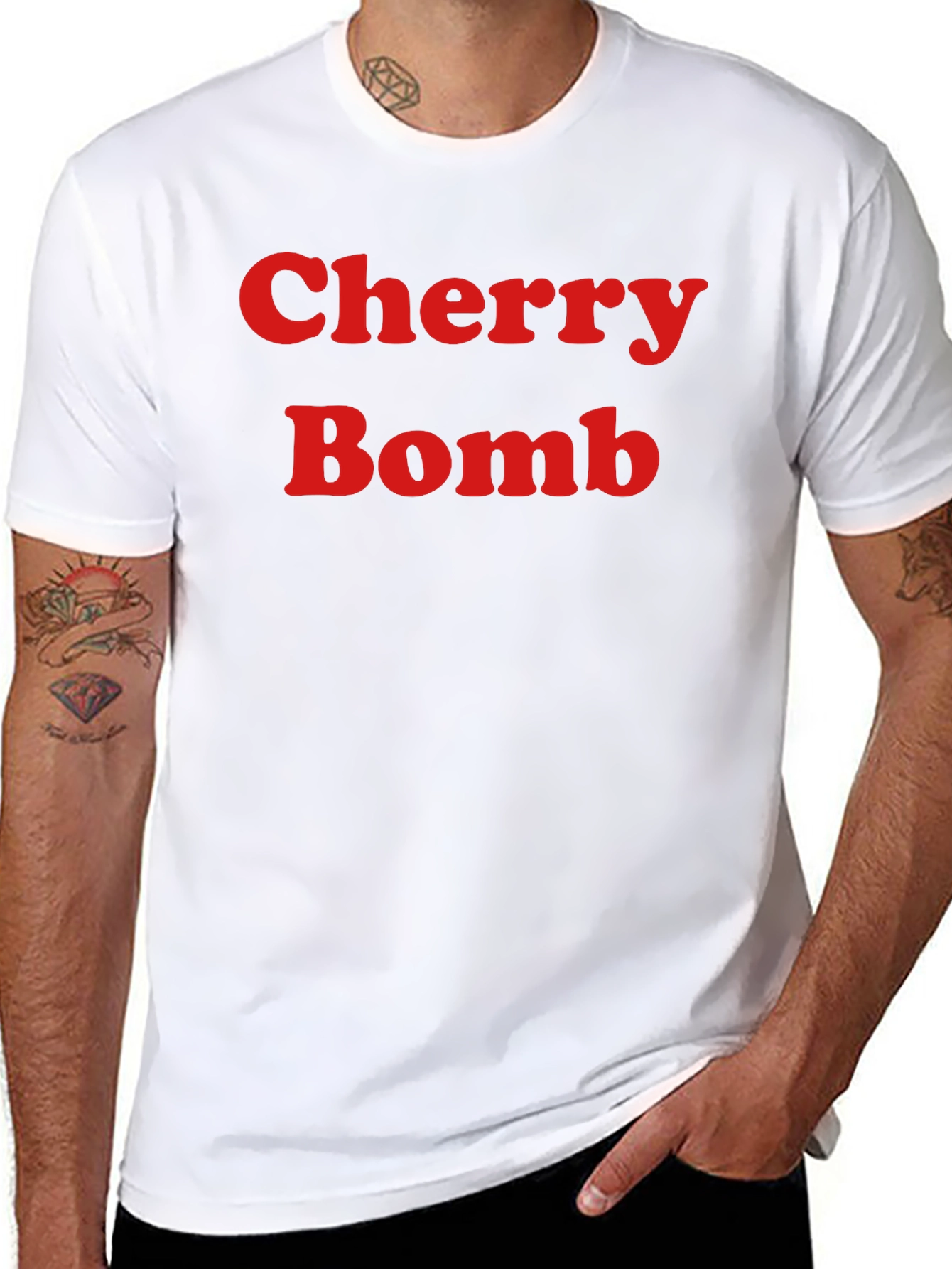 Cherry Bomb Graphic T-Shirt - Bold Statement Tee