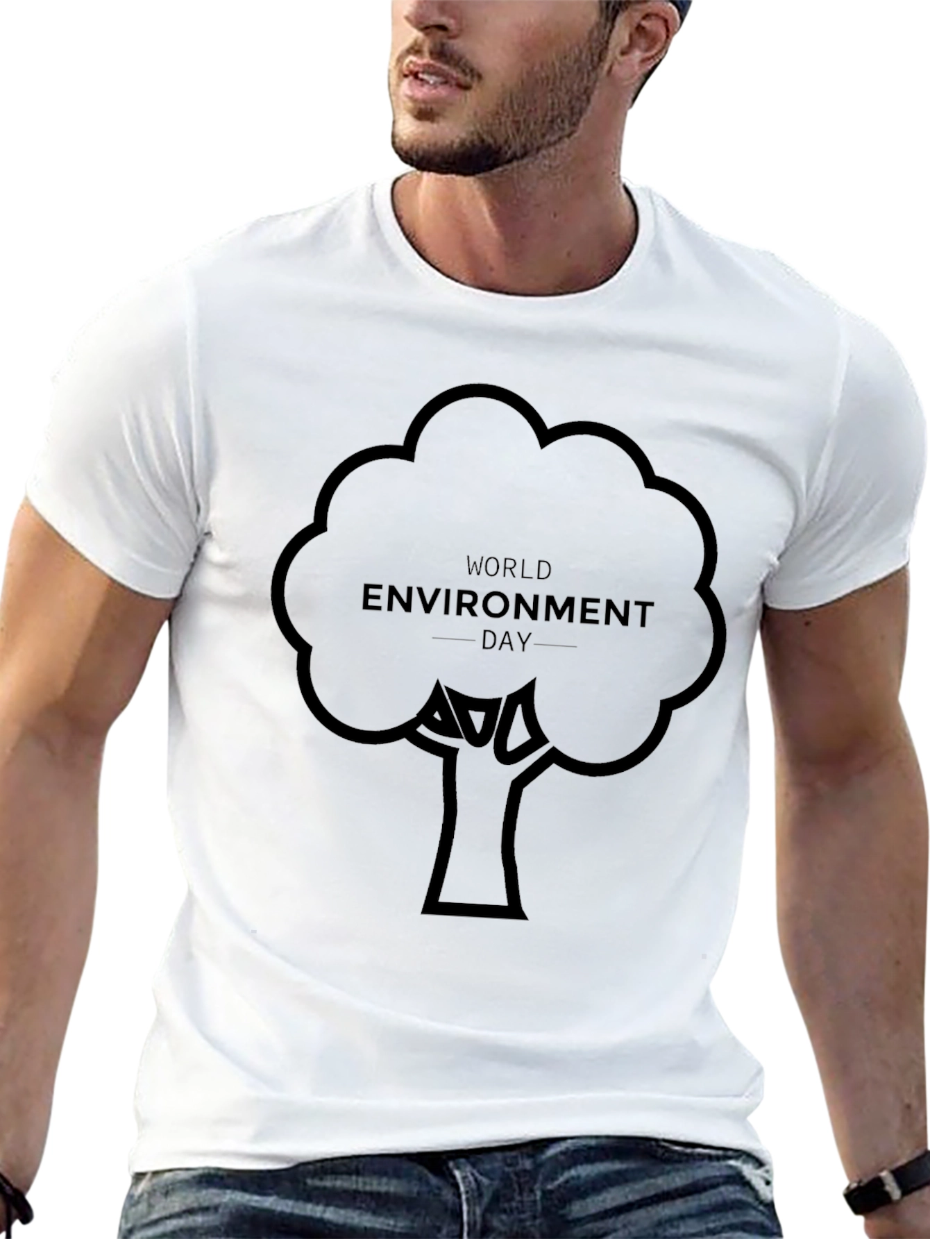World Environment Day Graphic Black T-Shirt