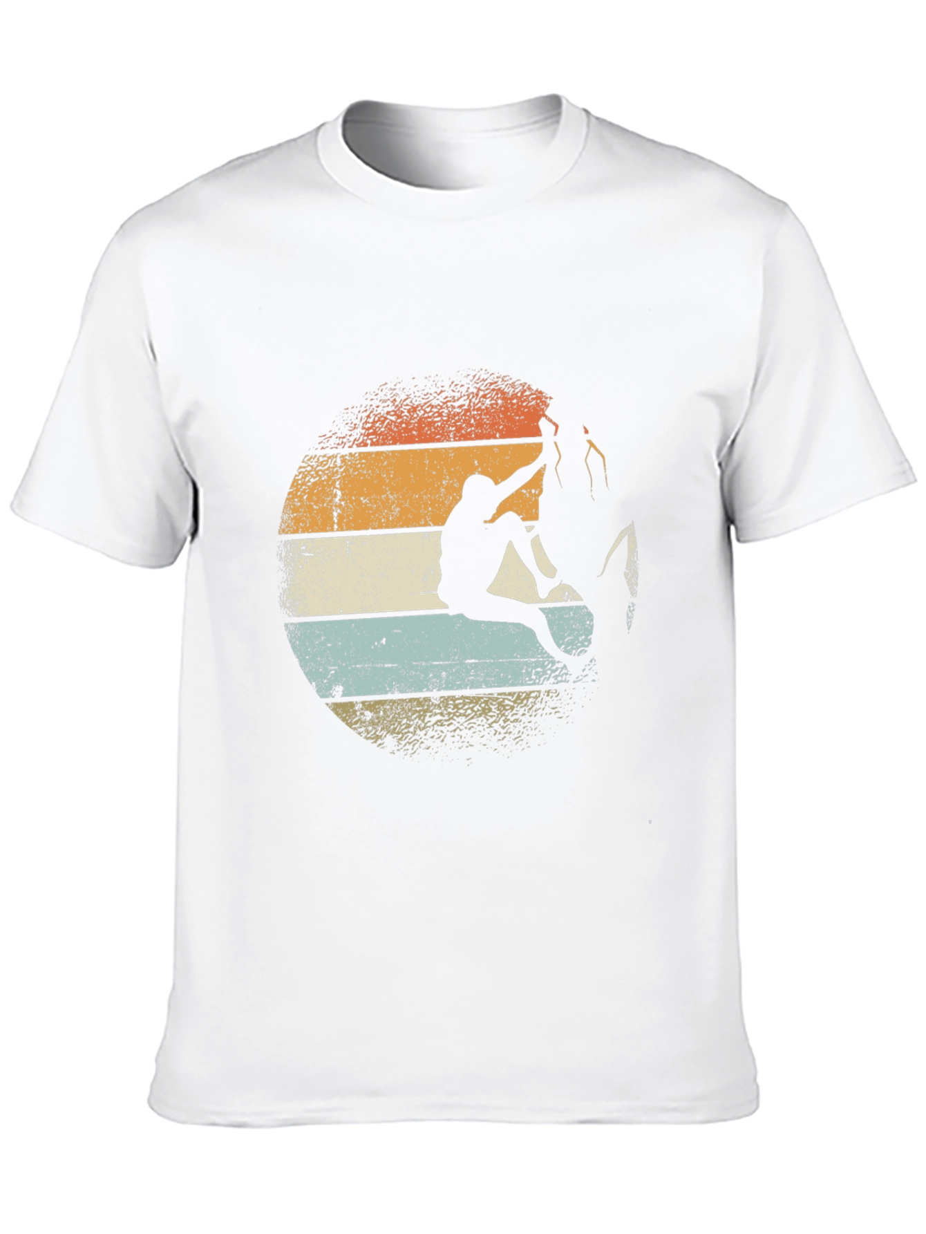 Climbing Retro Graphic Tee - Black
