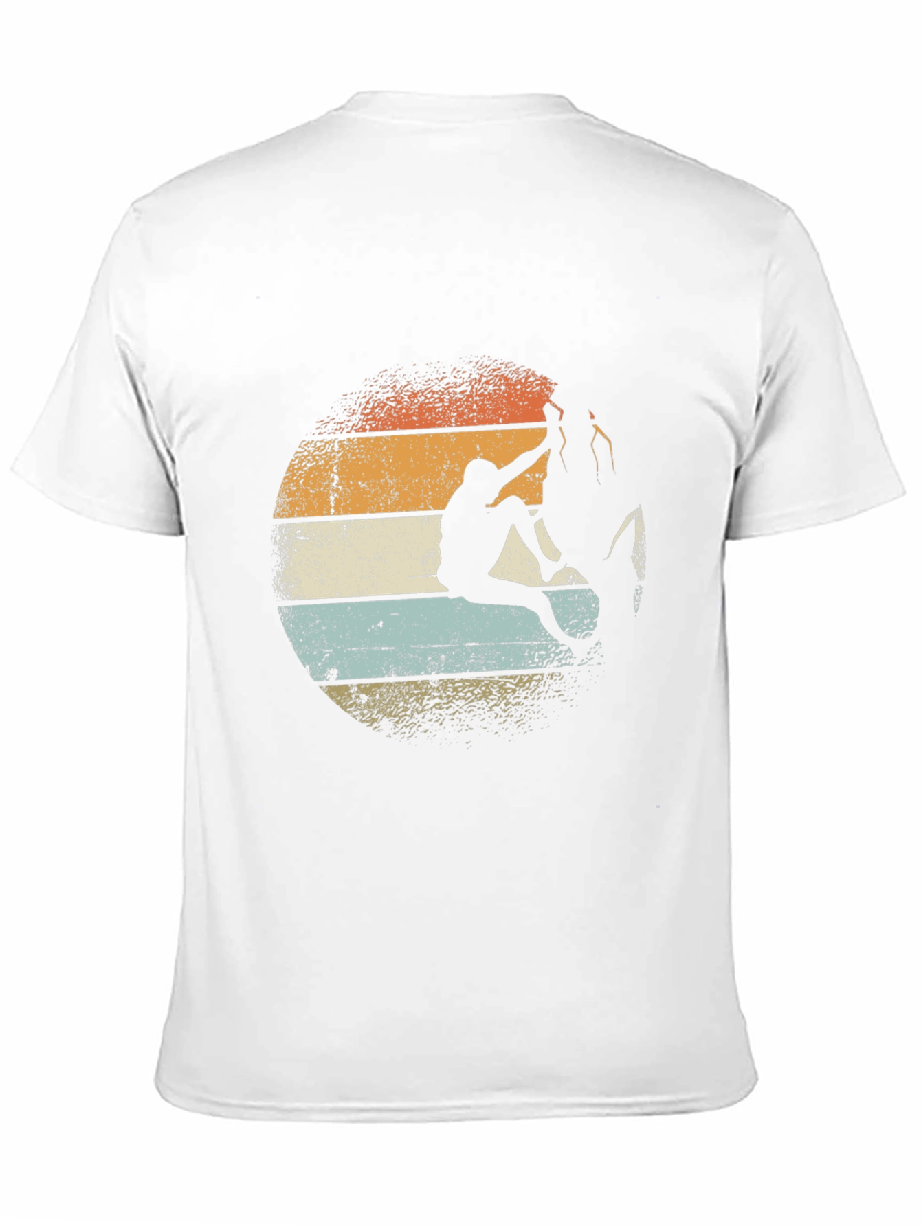 Climbing Retro Graphic Tee - Black