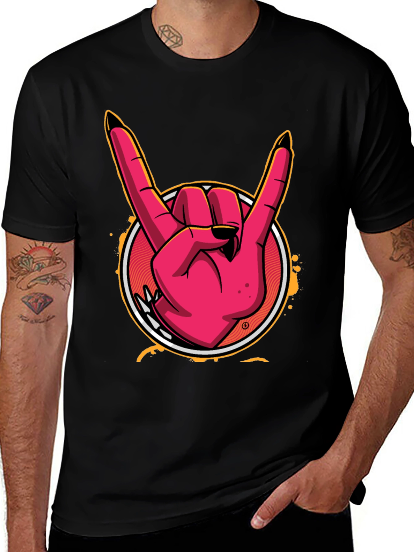 Rock On Devil Hand T-Shirt