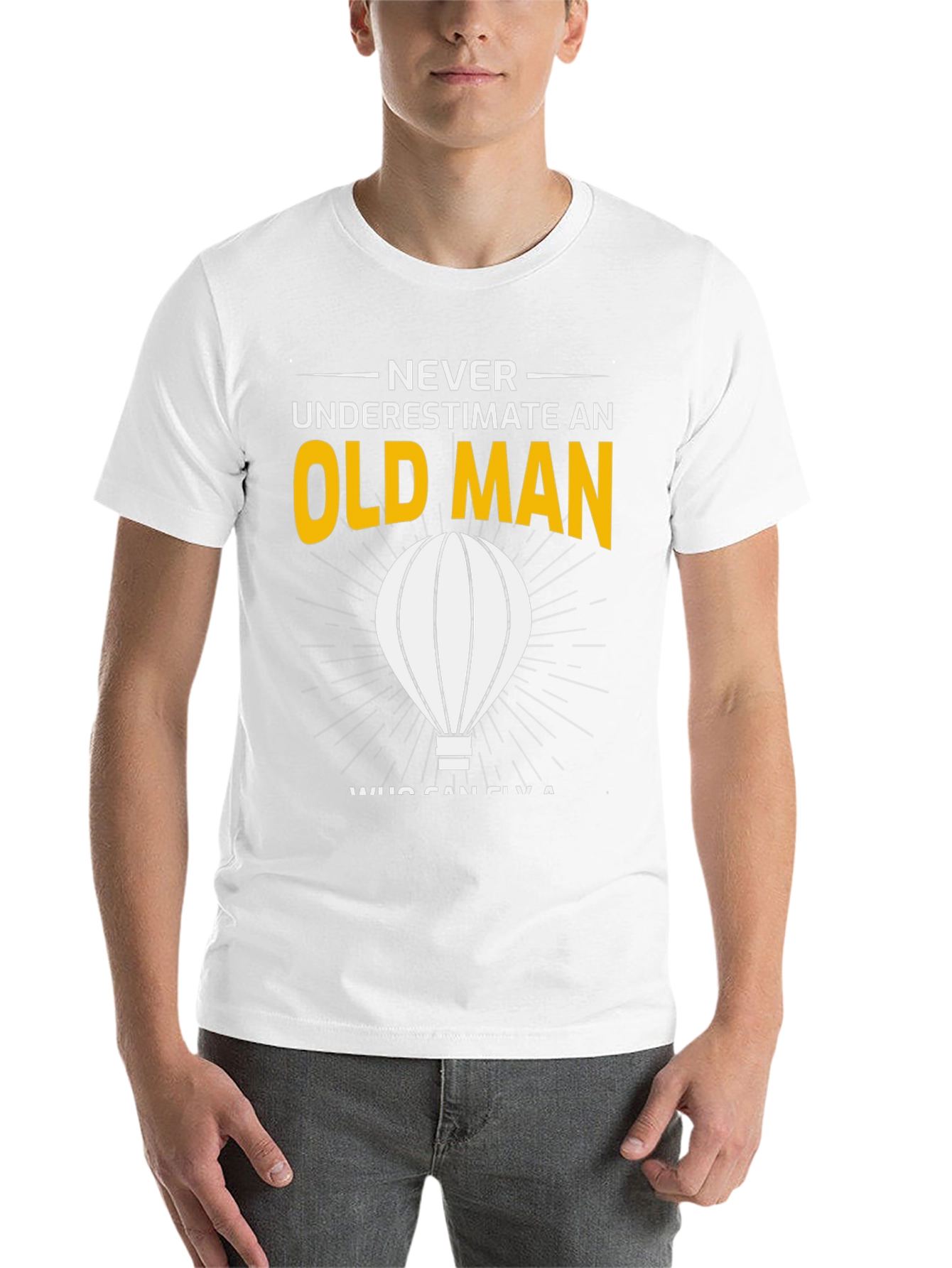 Never Underestimate an Old Man T-Shirt