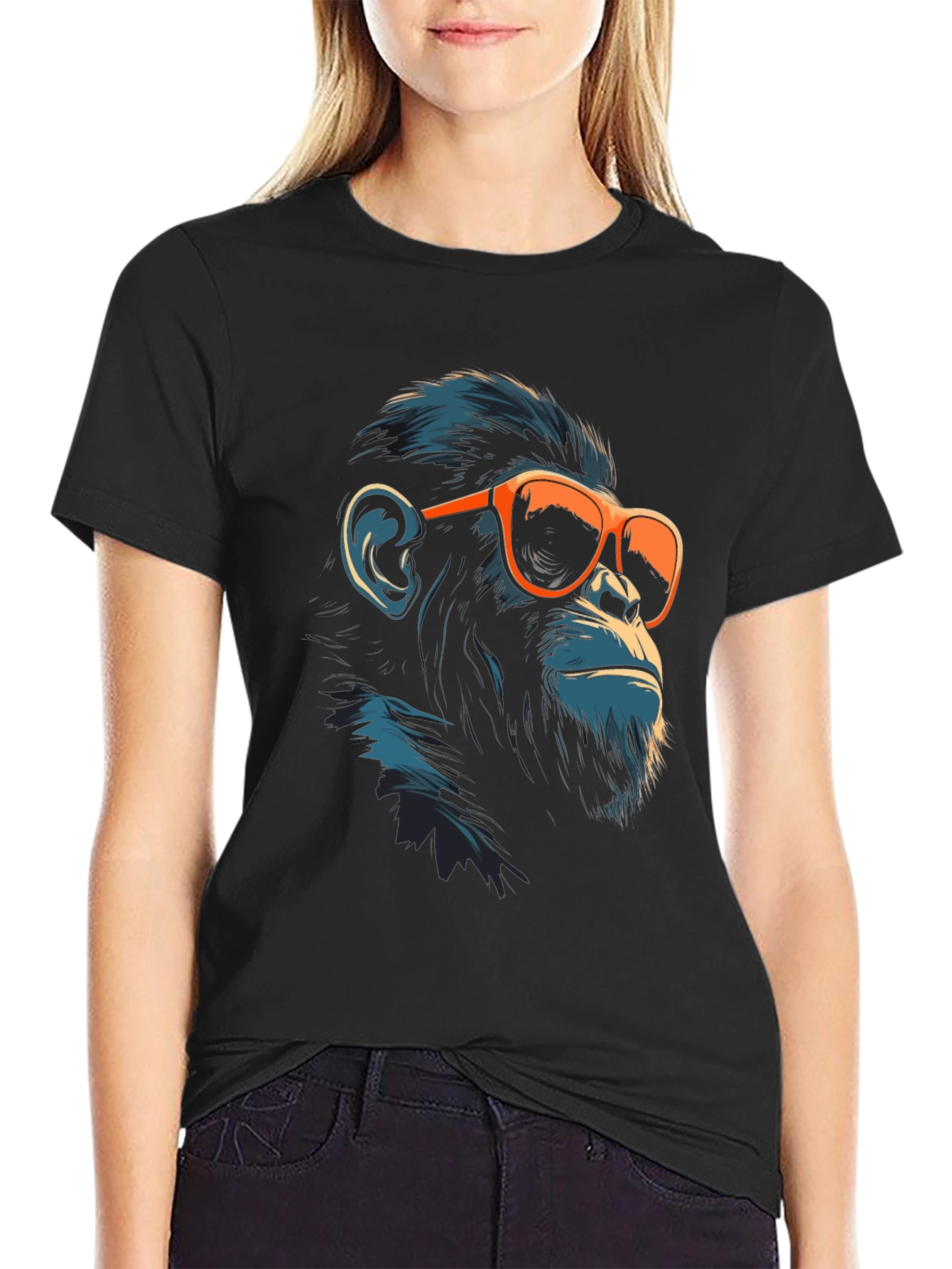 Cool Ape Graphic Tee - Black T-Shirt