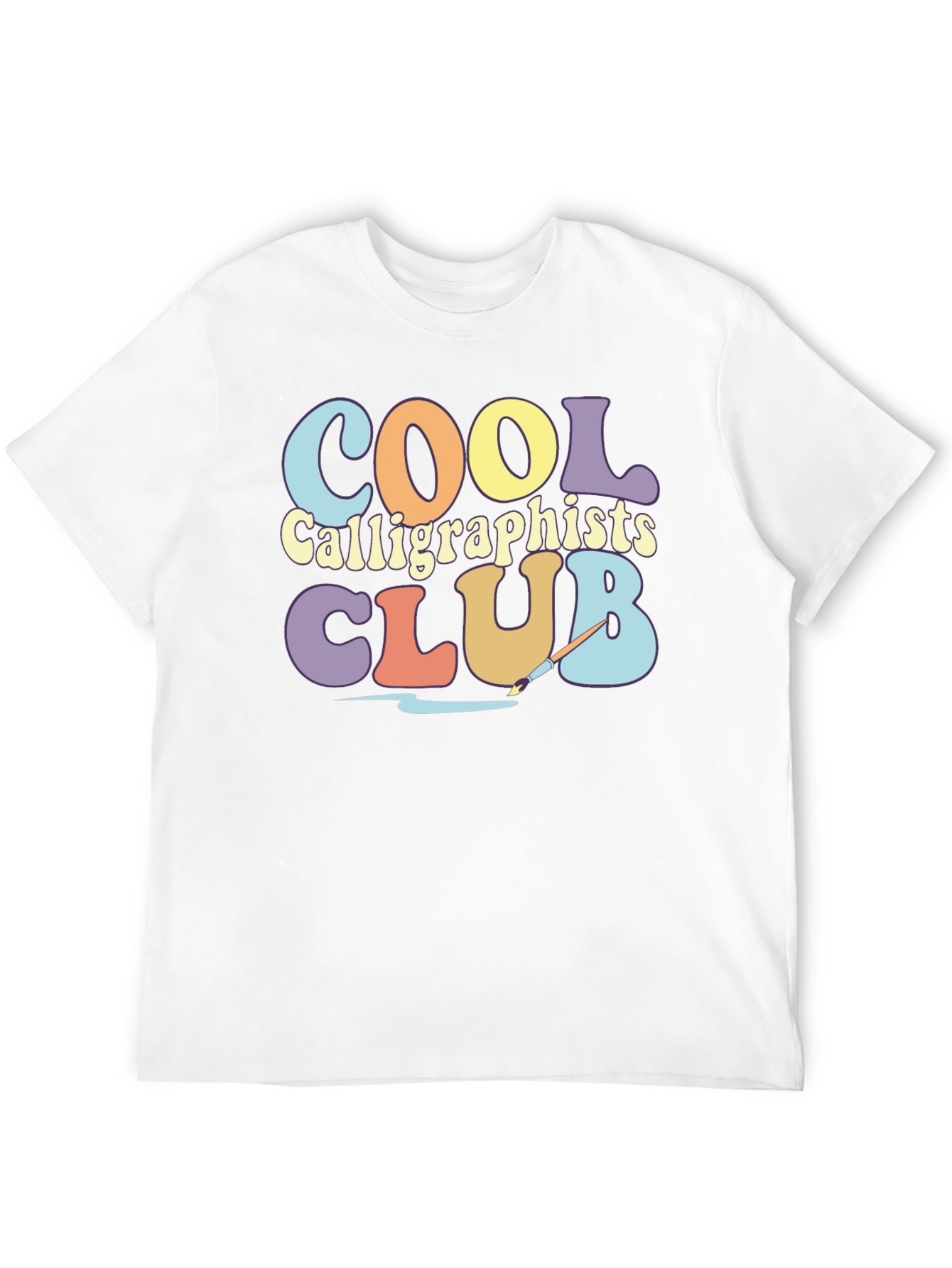 Cool Calligraphists Club Retro T-Shirt