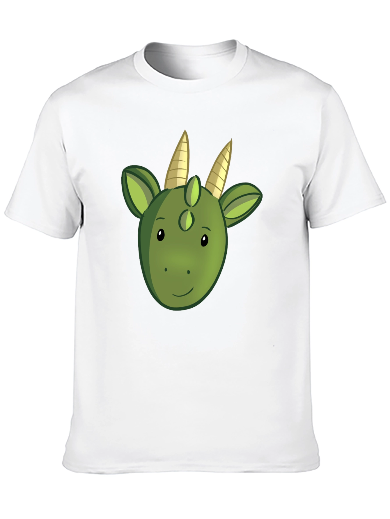 Cute Dragon Graphic Tee - Black