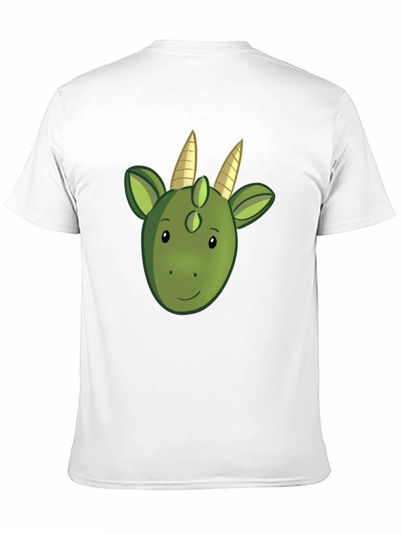 Cute Dragon Graphic Tee - Black