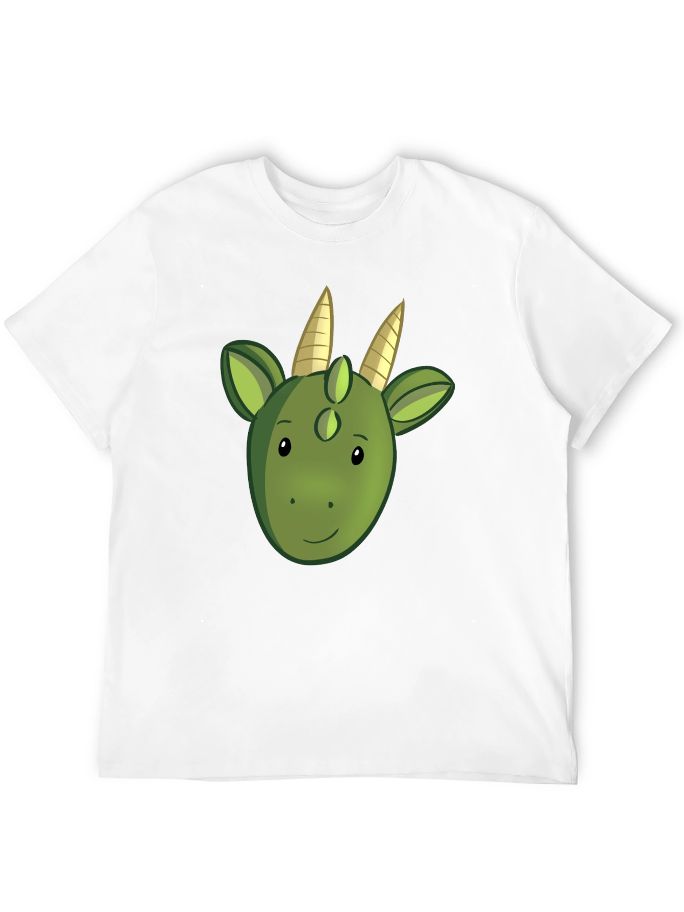 Cute Dragon Graphic Tee - Black