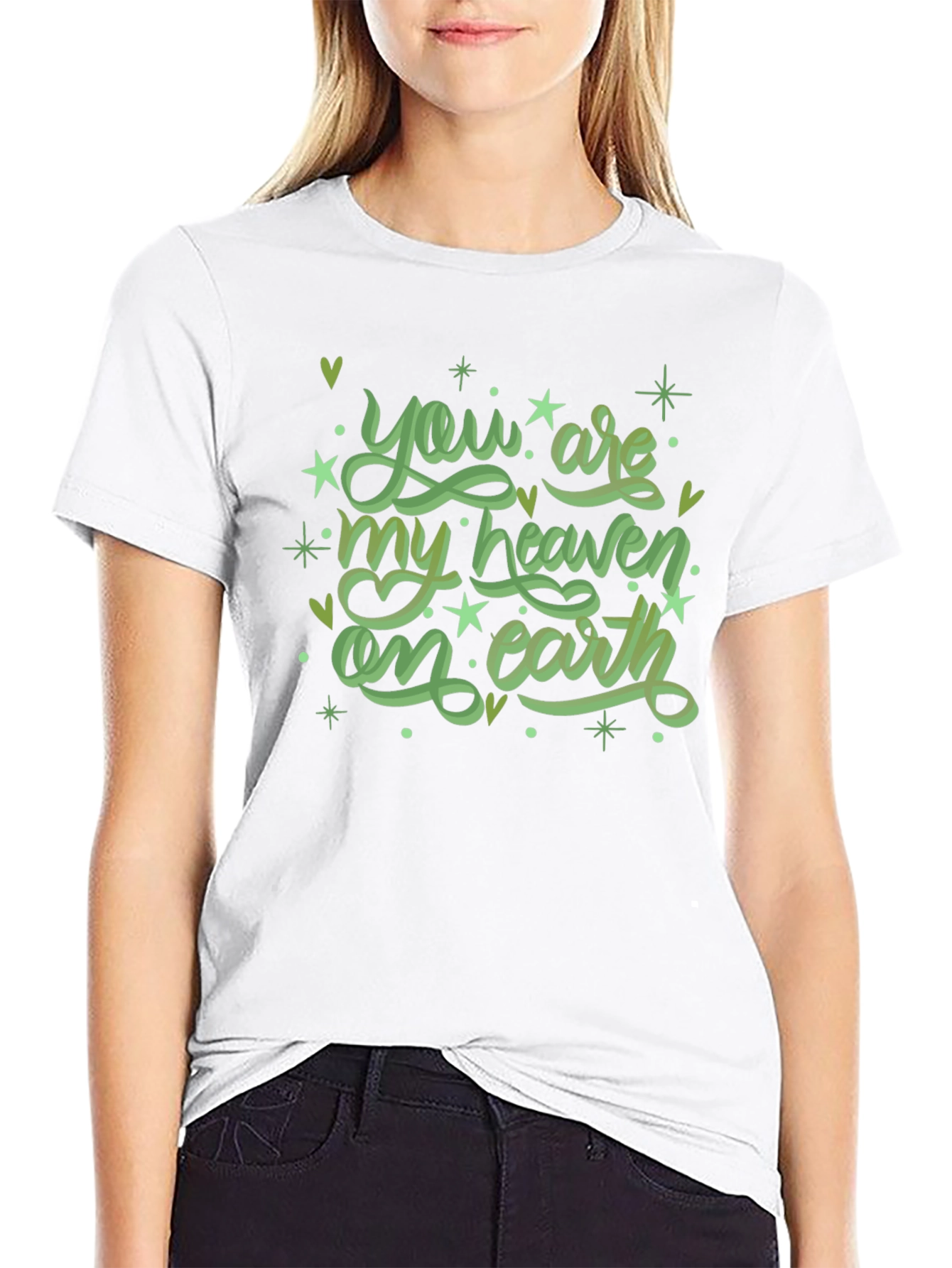 Heaven On Earth Black Graphic Tee
