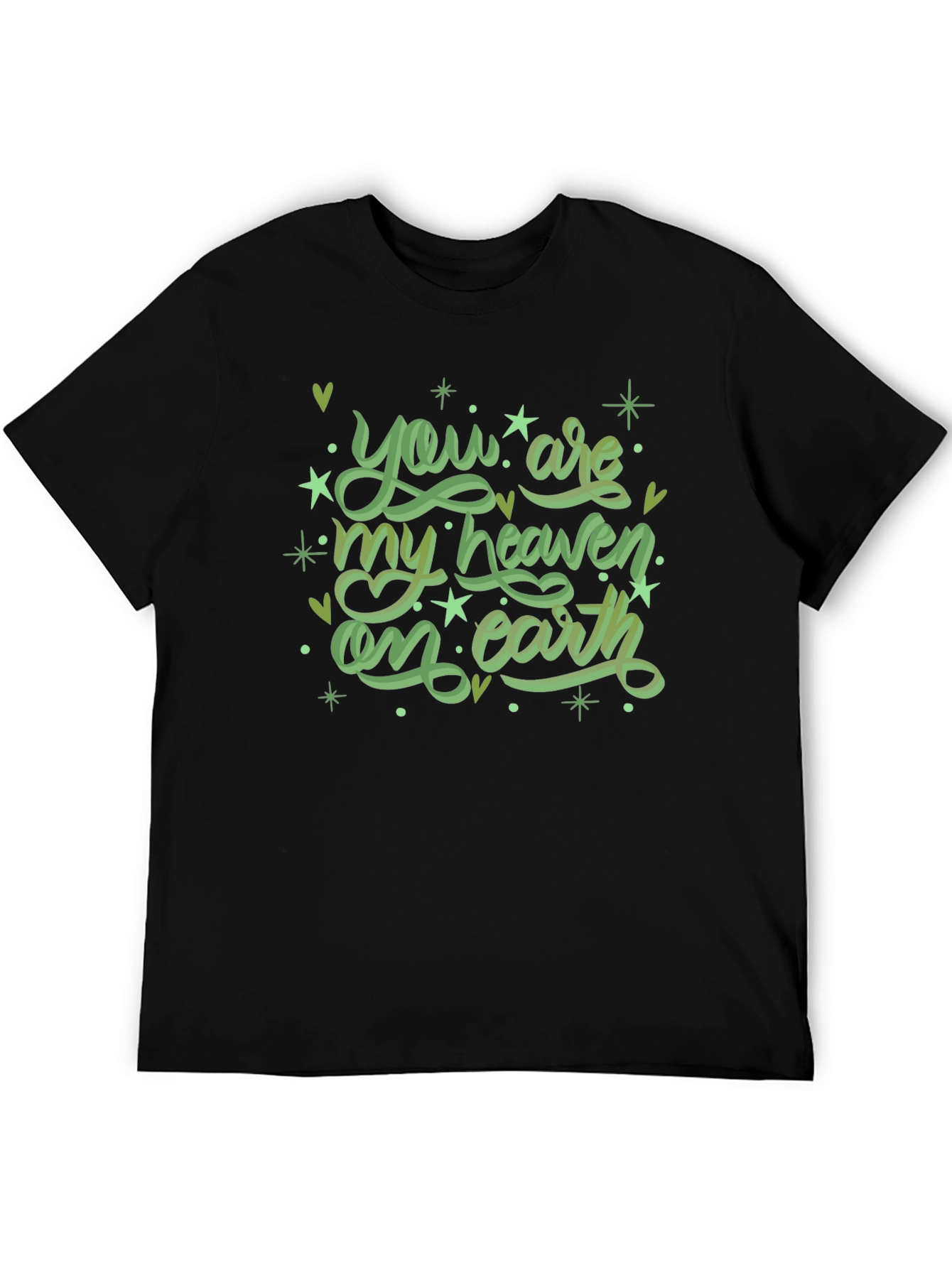 Heaven On Earth Black Graphic Tee