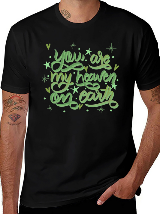 Heaven On Earth Black Graphic Tee