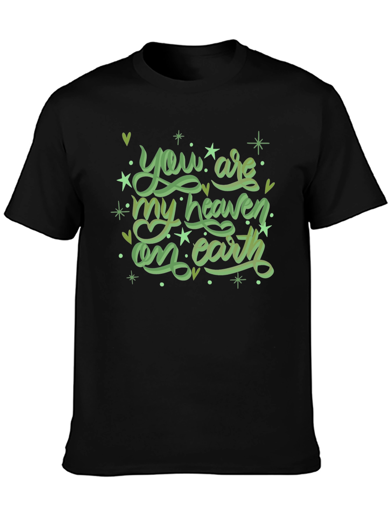 Heaven On Earth Black Graphic Tee