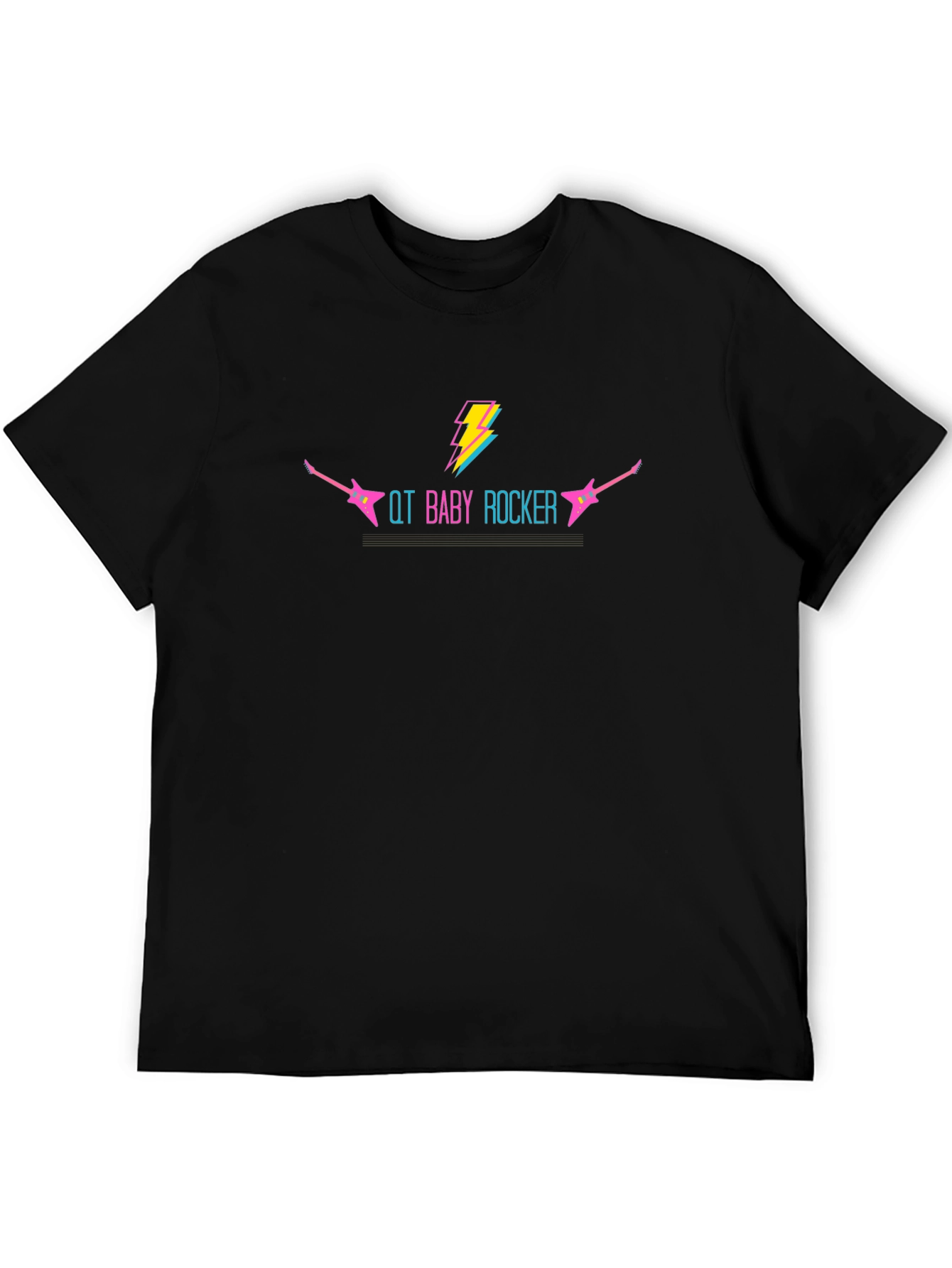 QT Baby Rocker Black T-Shirt