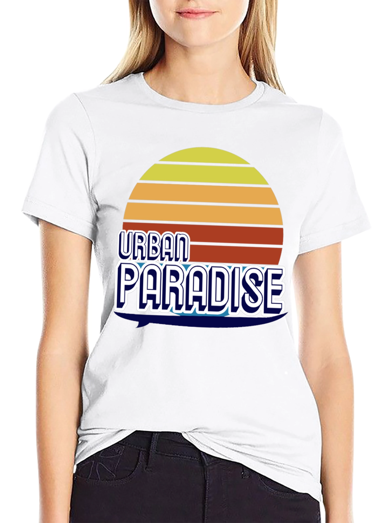 Urban Paradise Graphic T-Shirt - Retro Style