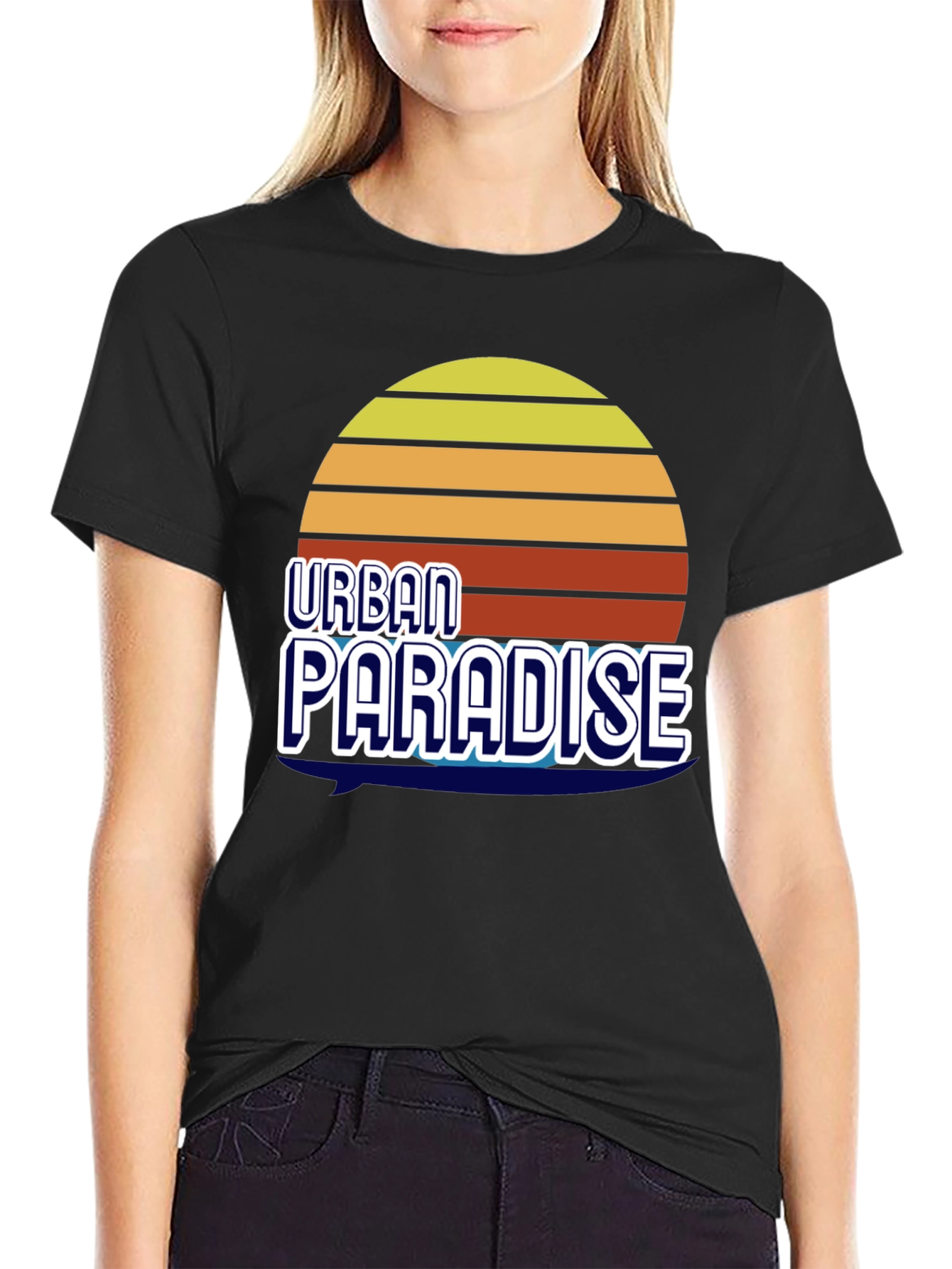 Urban Paradise Graphic T-Shirt - Retro Style