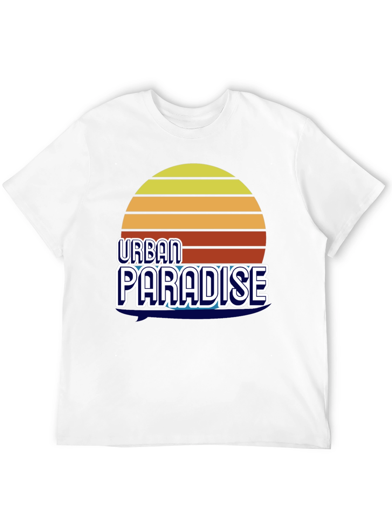 Urban Paradise Graphic T-Shirt - Retro Style