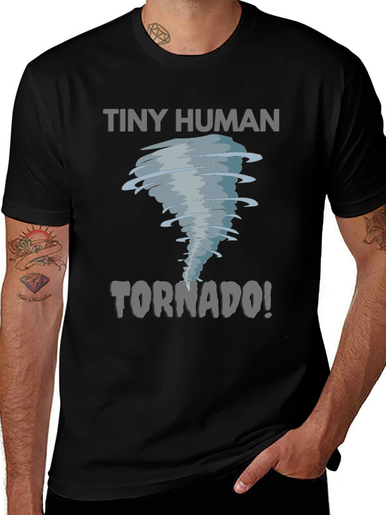 Tiny Human Tornado Graphic Tee