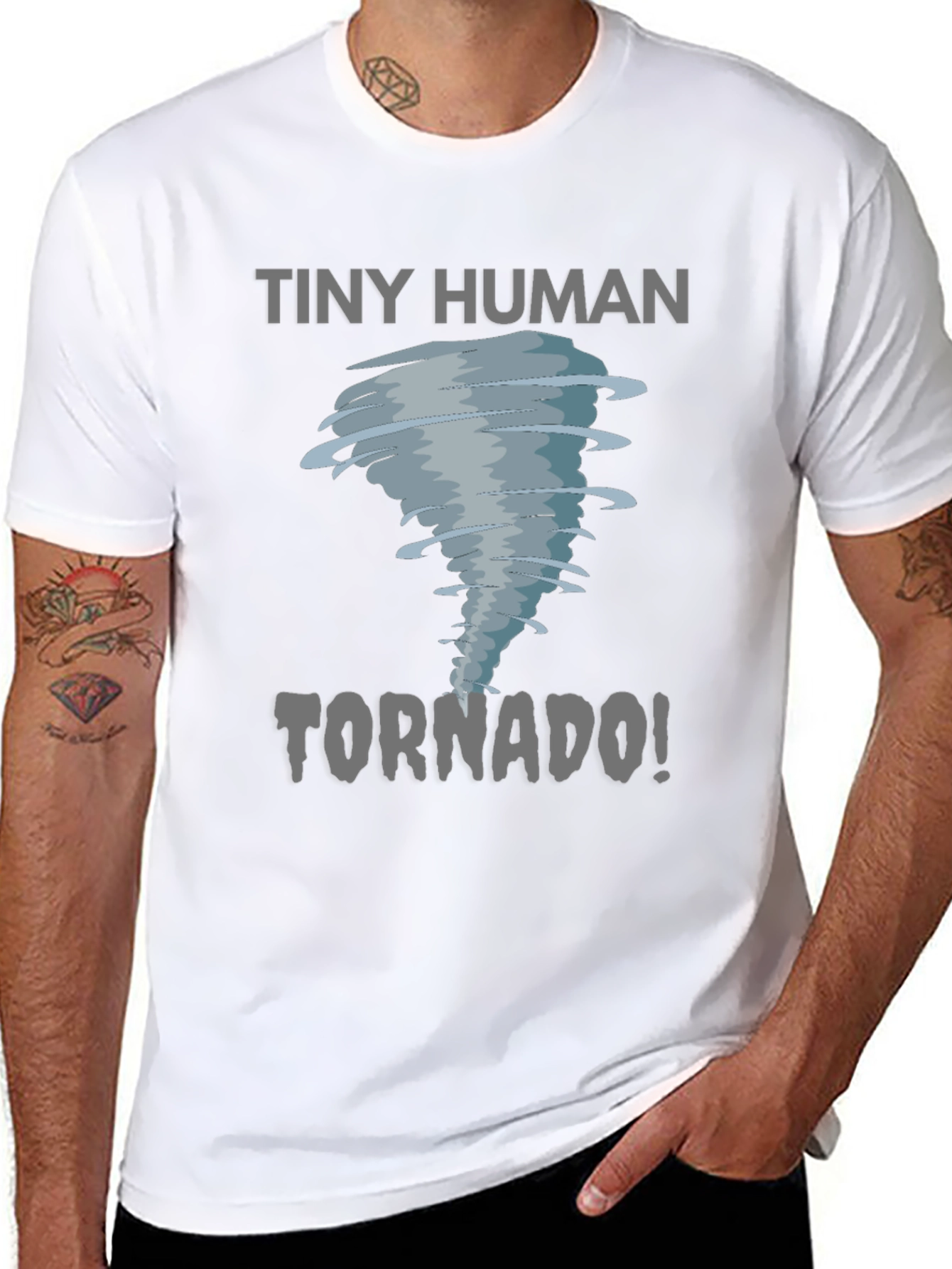 Tiny Human Tornado Graphic Tee