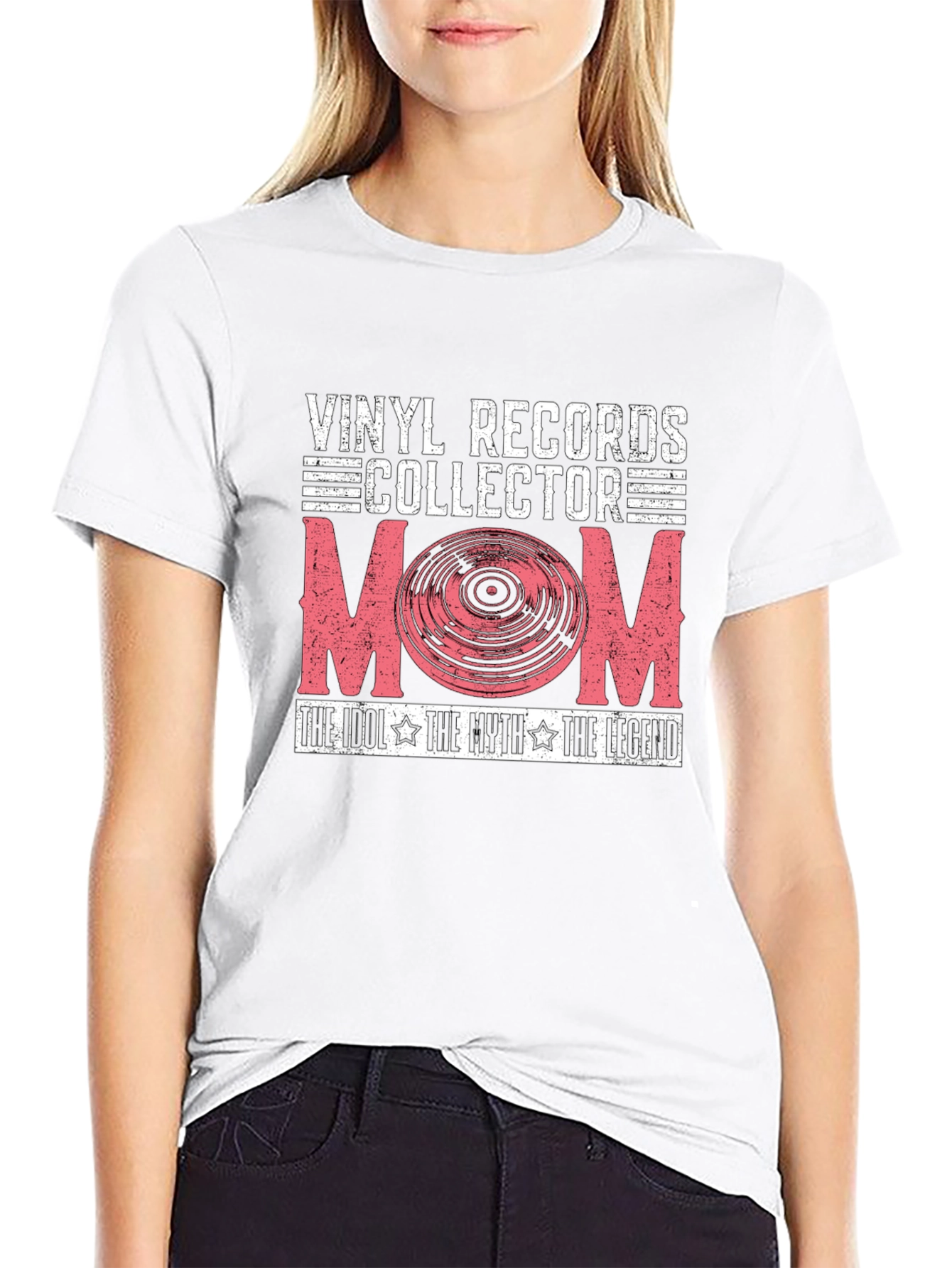 Vinyl Records Collector Mom T-Shirt