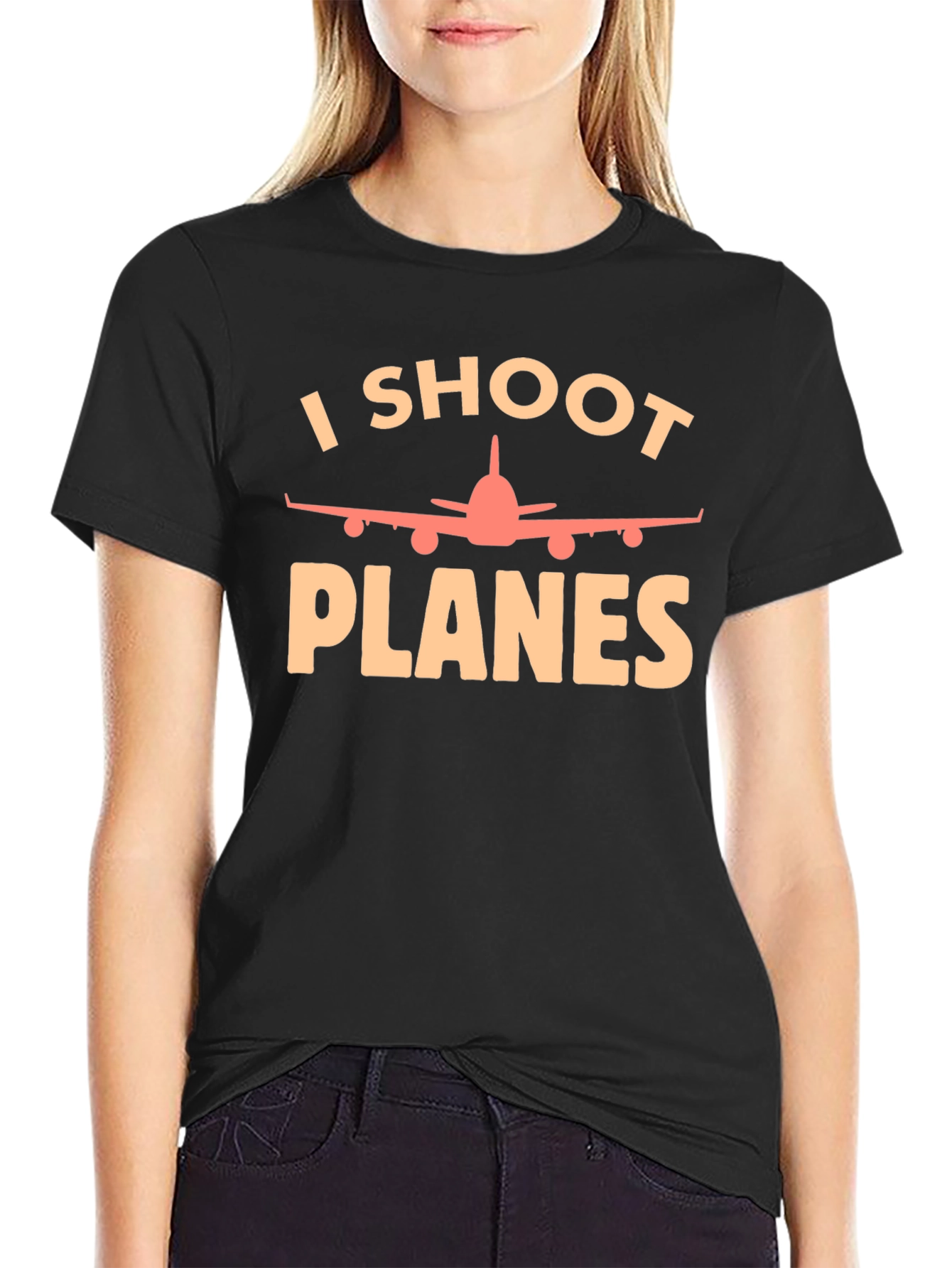I Shoot Planes T-Shirt - Aviation Photography Tee