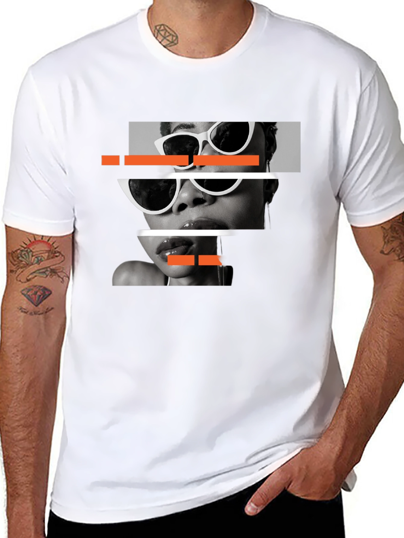 Modern Graphic Print T-Shirt