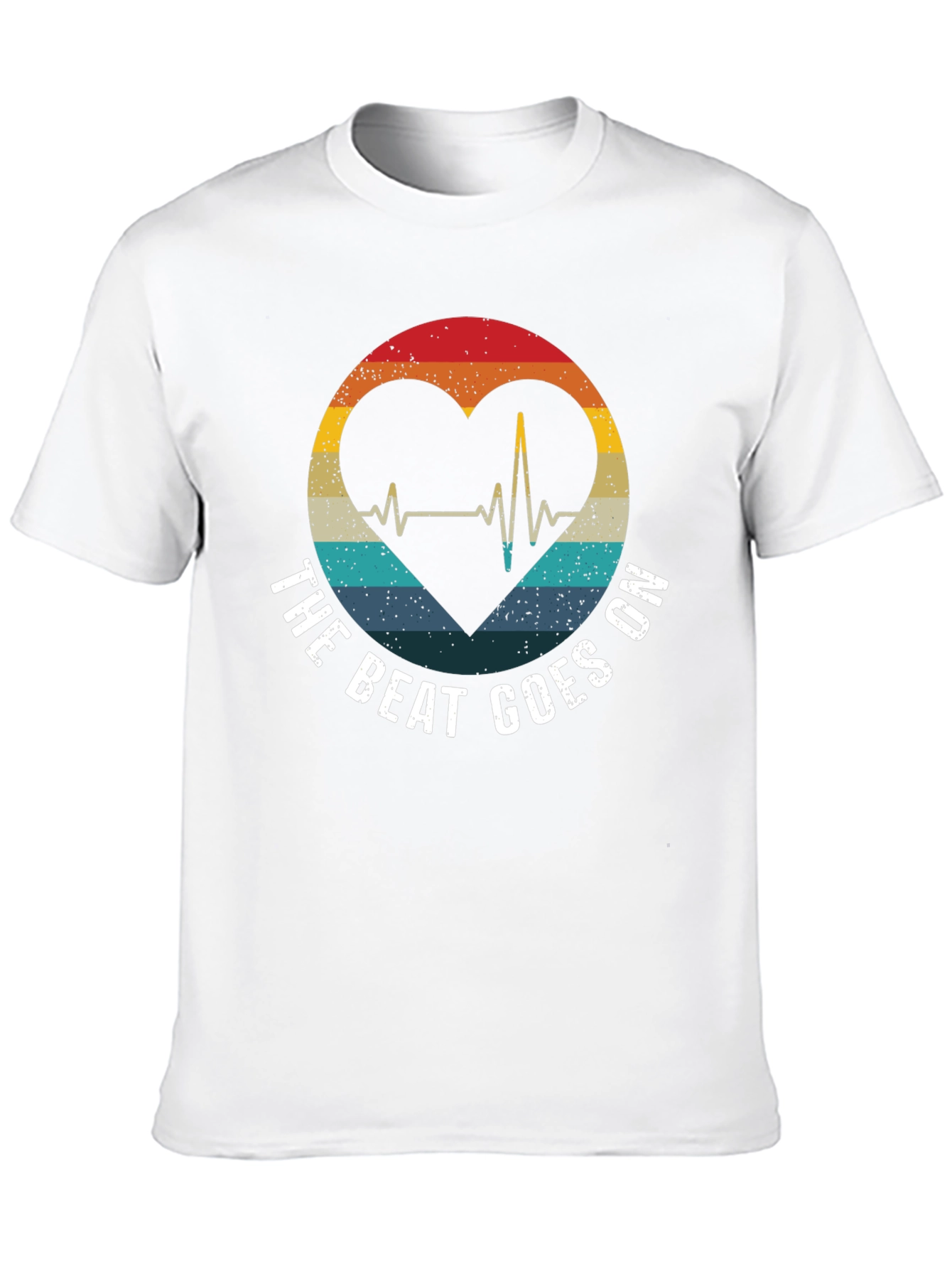 The Beat Goes On Heartbeat T-Shirt
