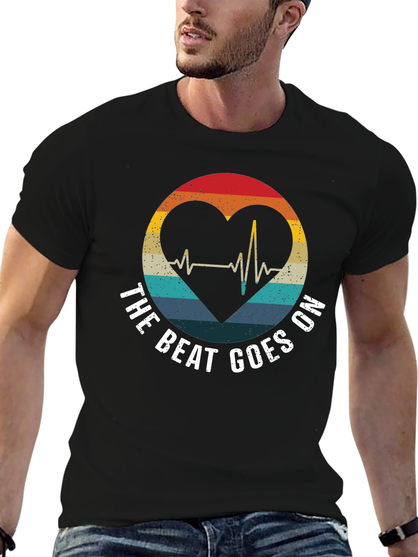The Beat Goes On Heartbeat T-Shirt