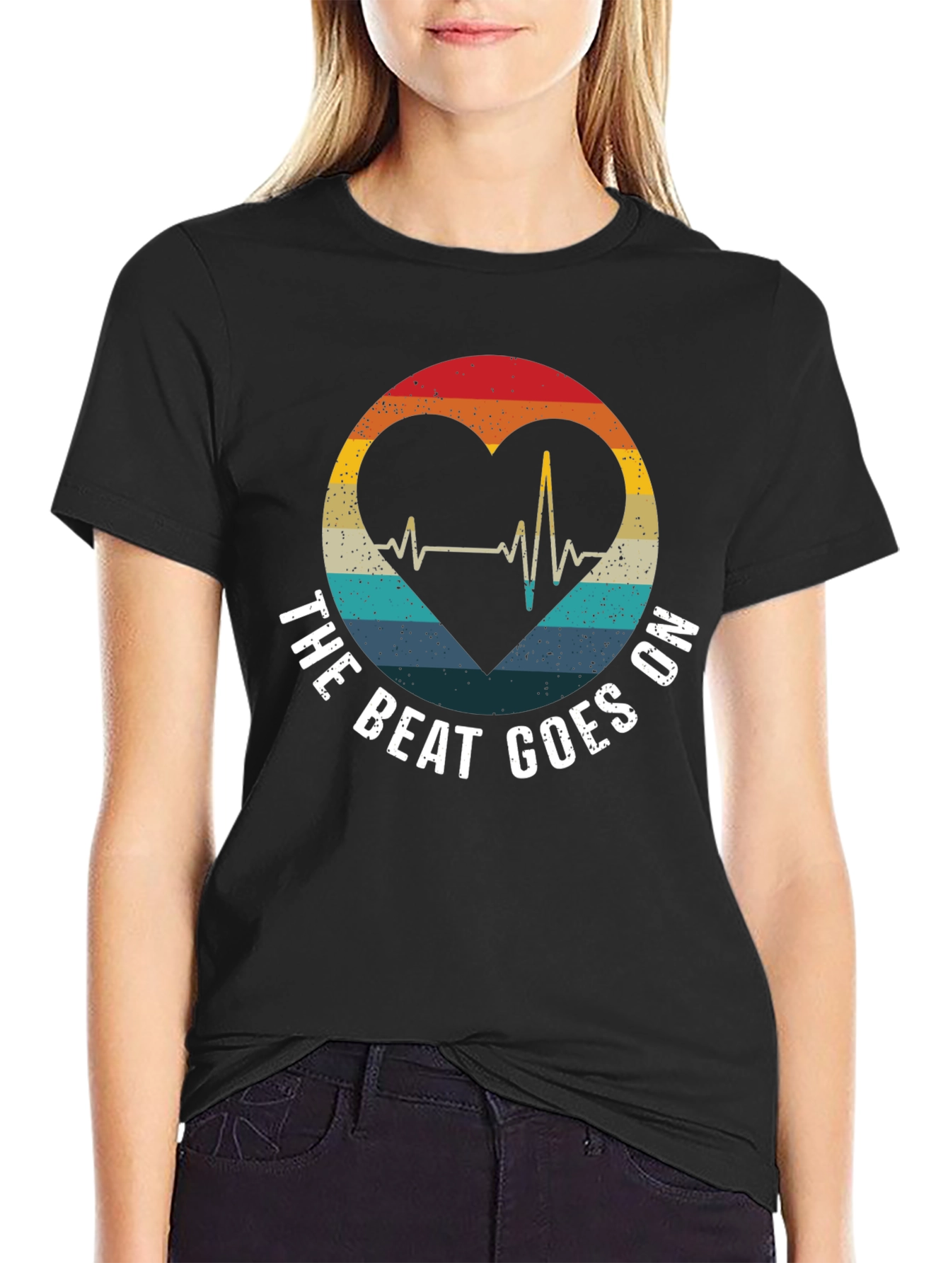 The Beat Goes On Heartbeat T-Shirt