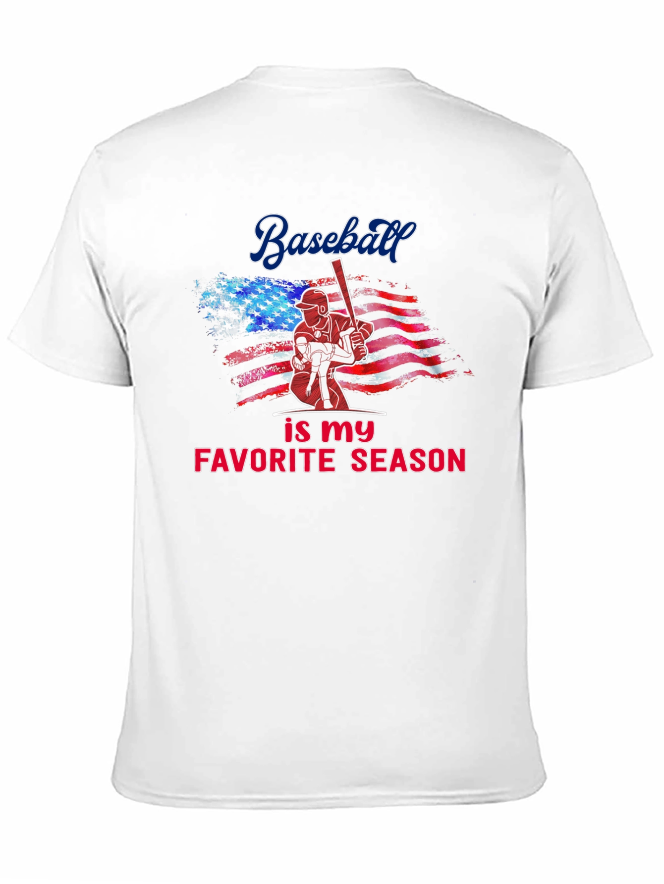 Baseball Favorite Season Graphic T-Shirt
