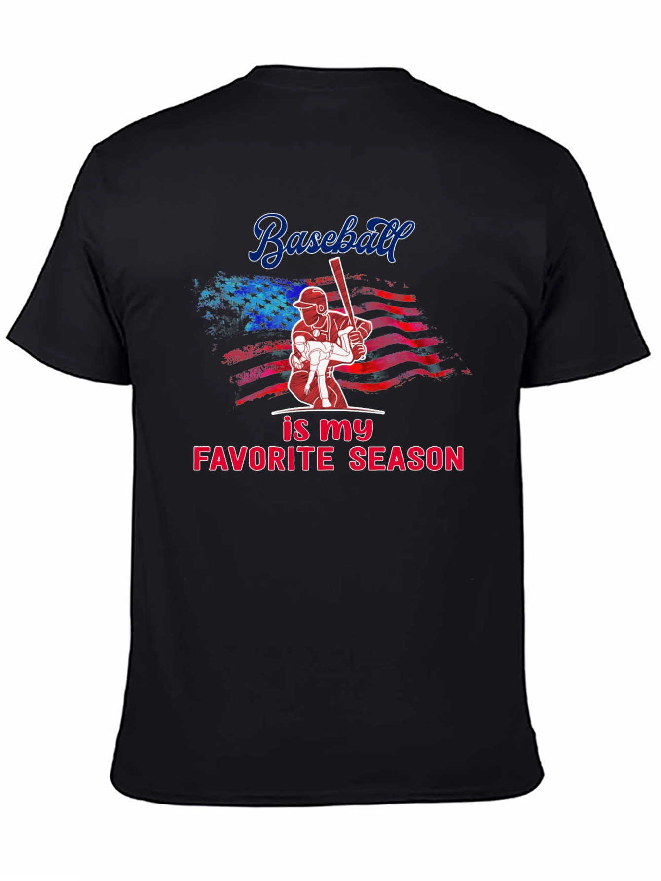 Baseball Favorite Season Graphic T-Shirt