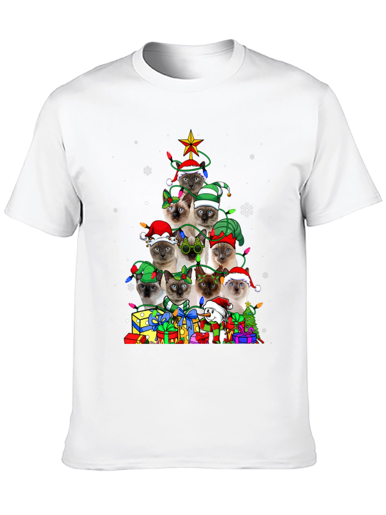 Cat Christmas Tree T-Shirt