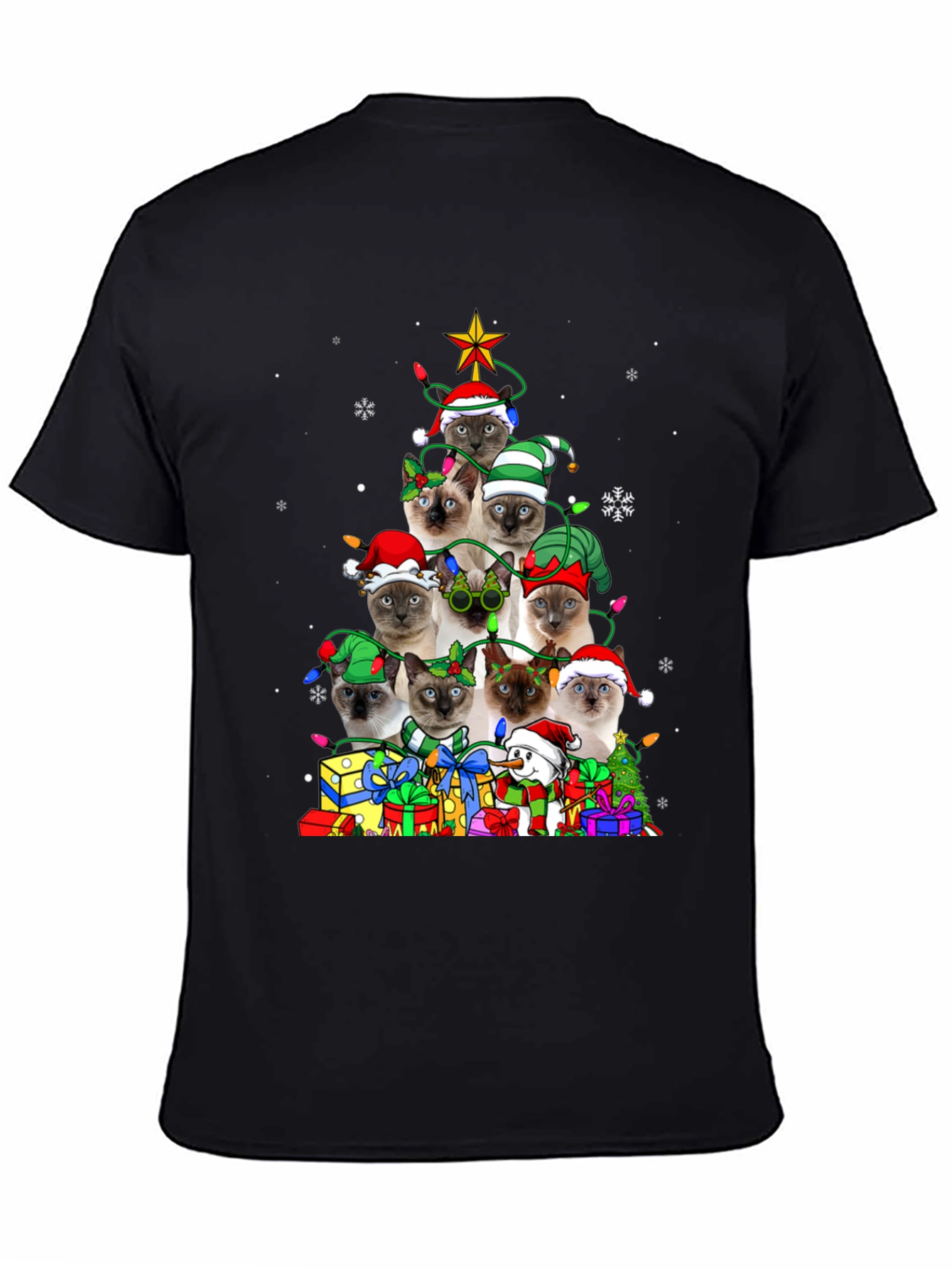 Cat Christmas Tree T-Shirt