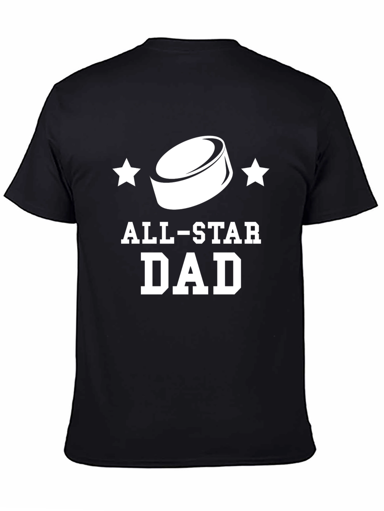 All-Star Dad Black Graphic T-Shirt