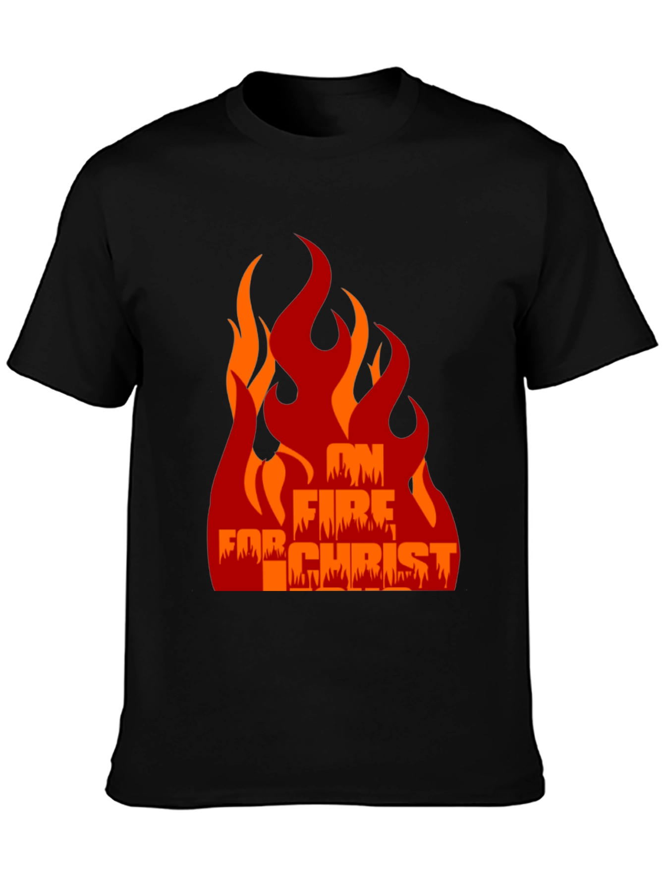 On Fire For Christ Graphic Tee