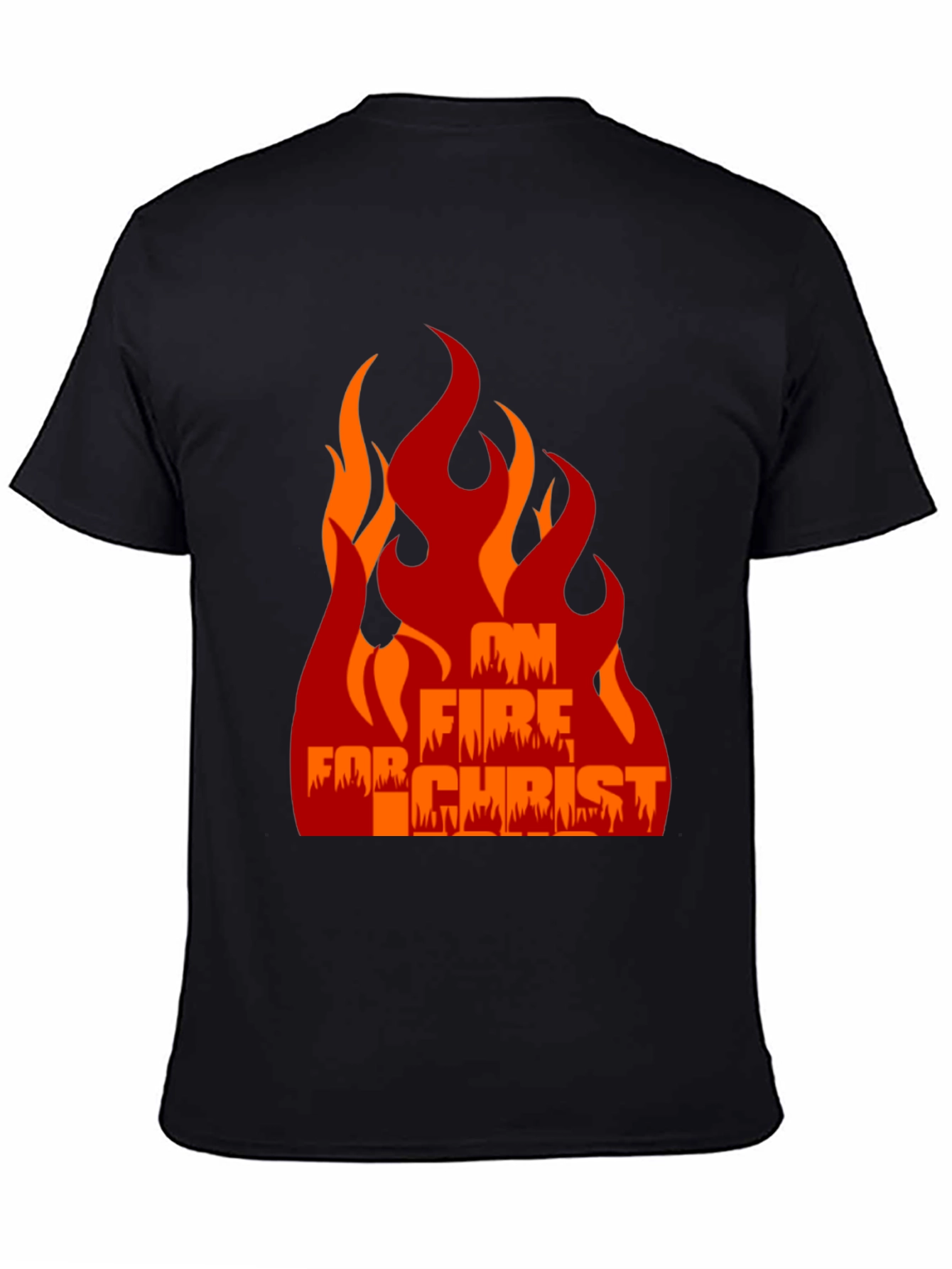 On Fire For Christ Graphic Tee