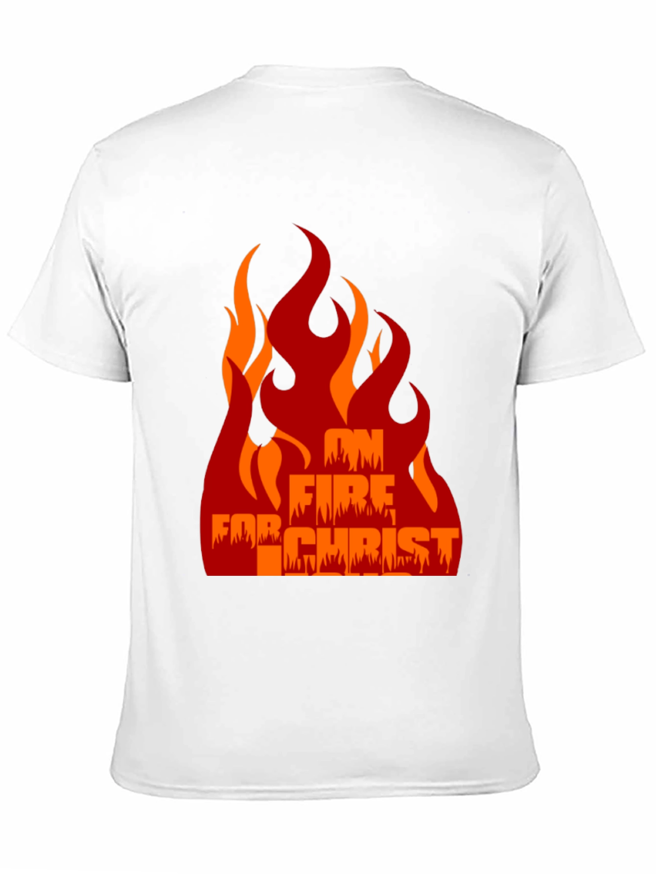 On Fire For Christ Graphic Tee