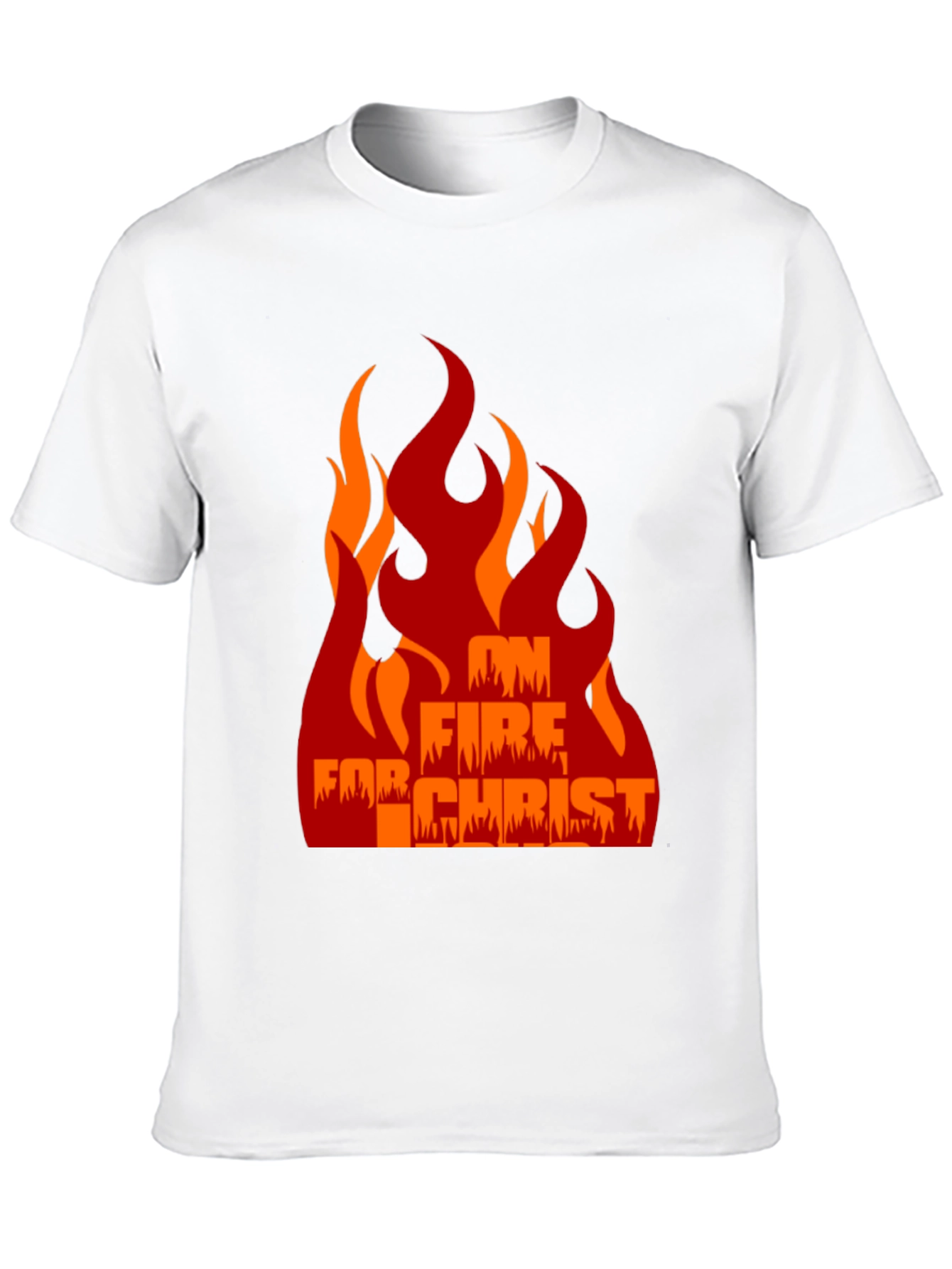On Fire For Christ Graphic Tee