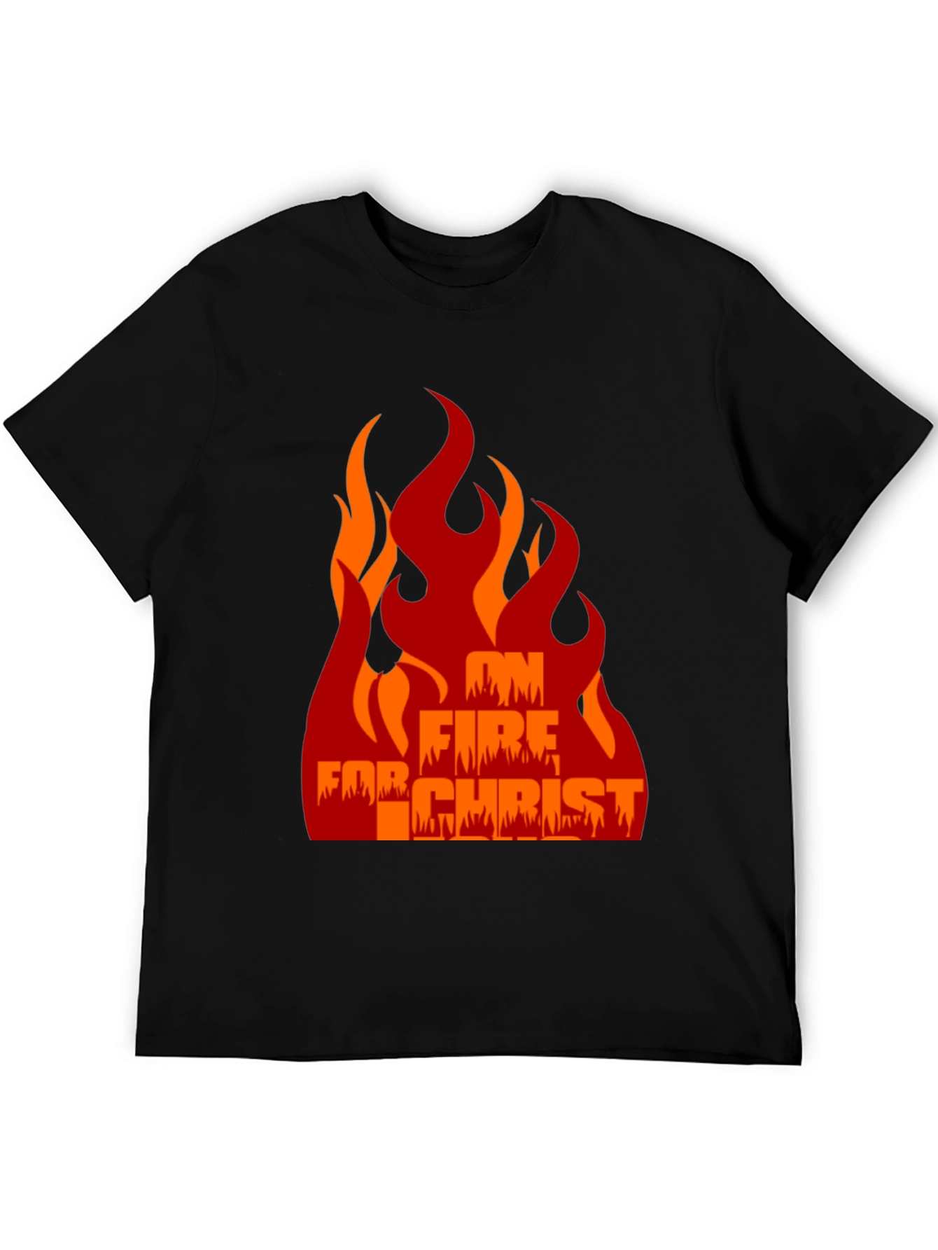 On Fire For Christ Graphic Tee