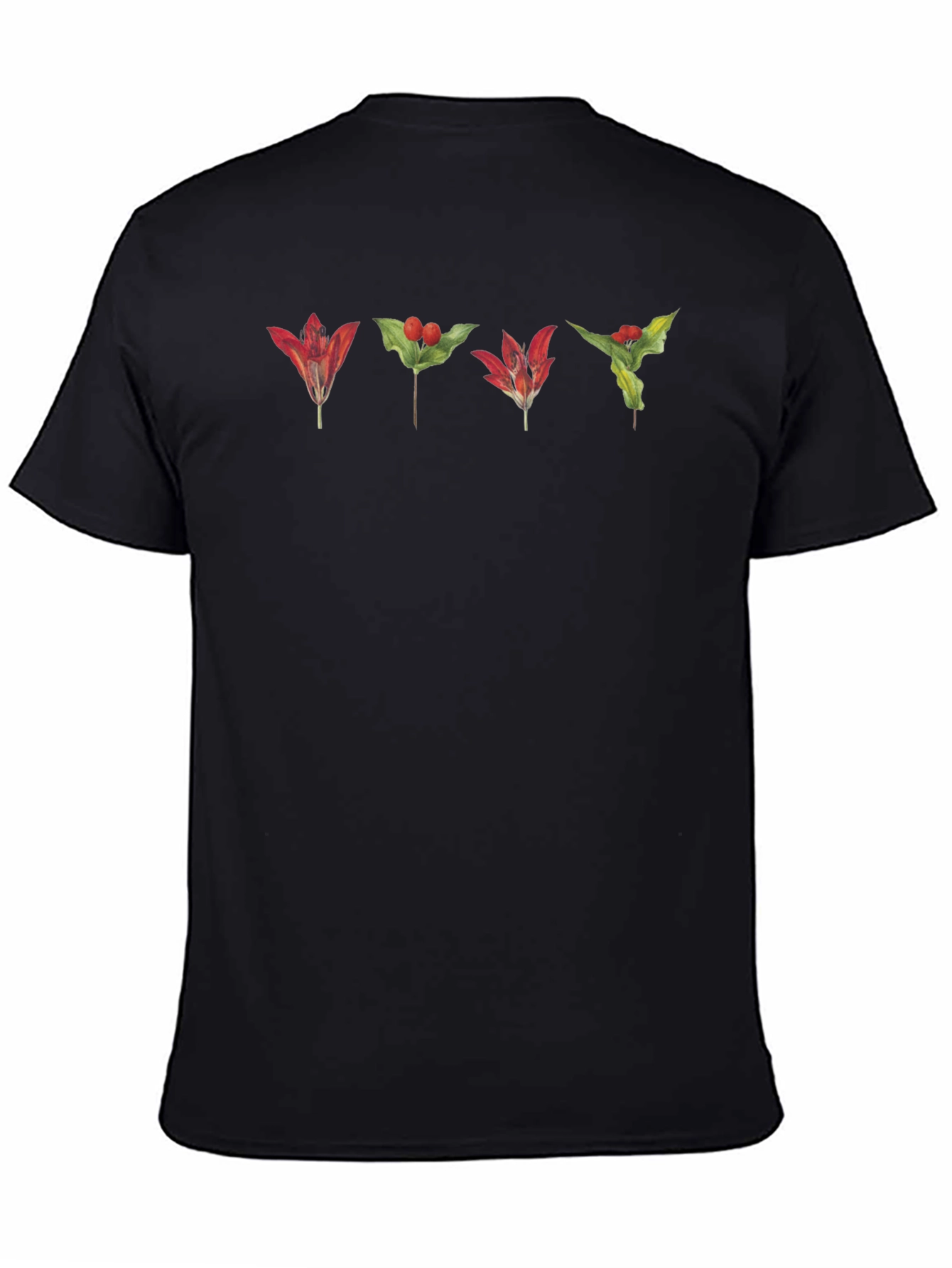 Botanical Red Floral T-Shirt