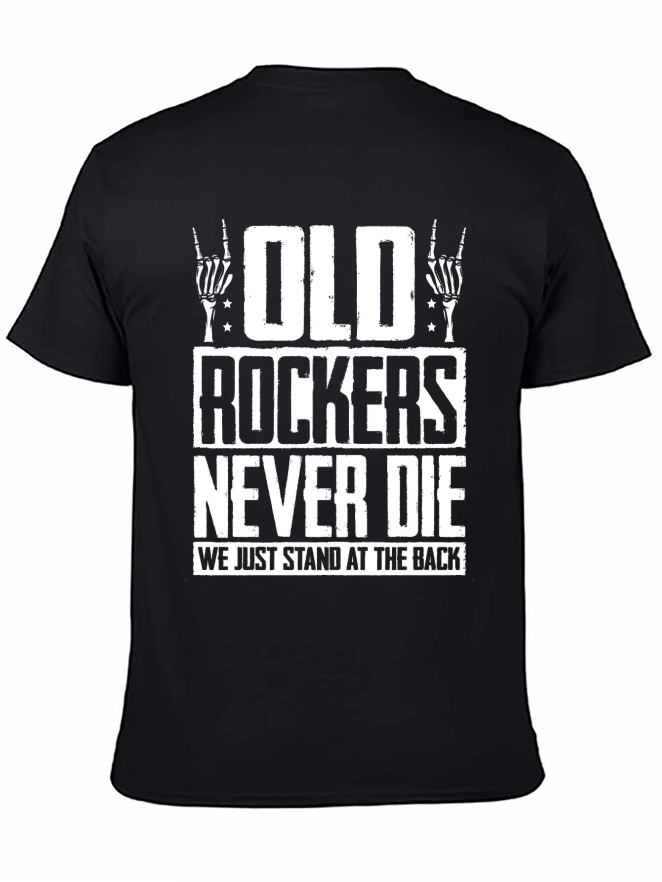 Old Rockers Never Die Graphic T-Shirt