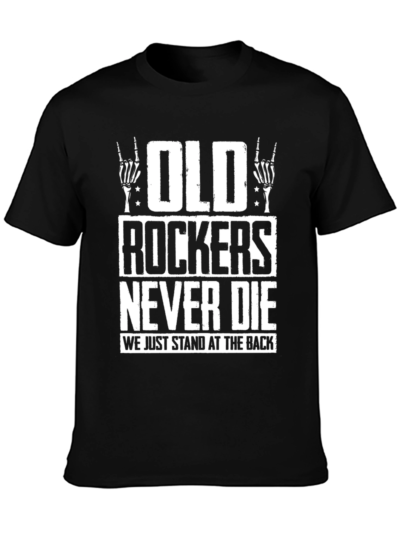 Old Rockers Never Die Graphic T-Shirt