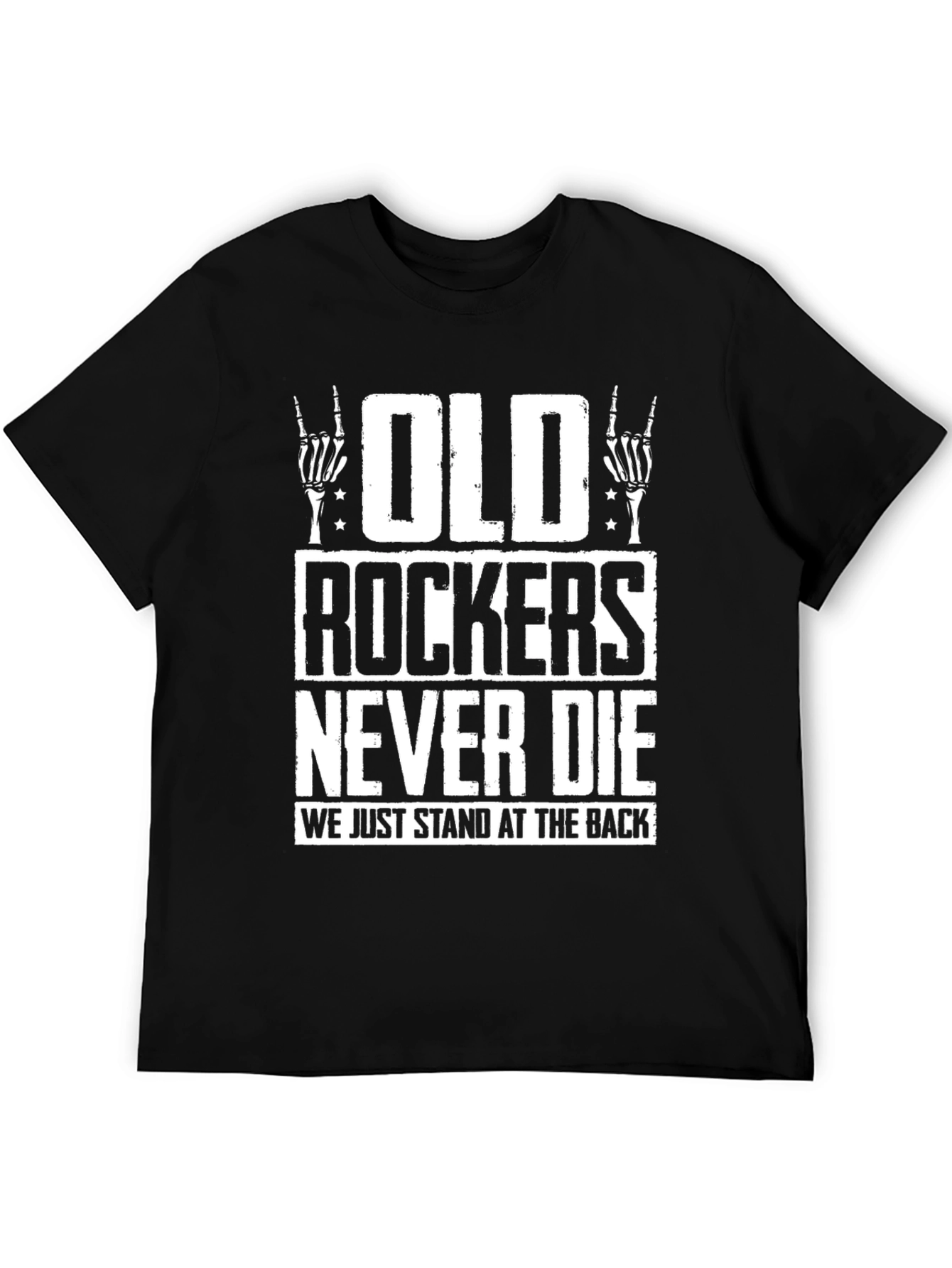 Old Rockers Never Die Graphic T-Shirt