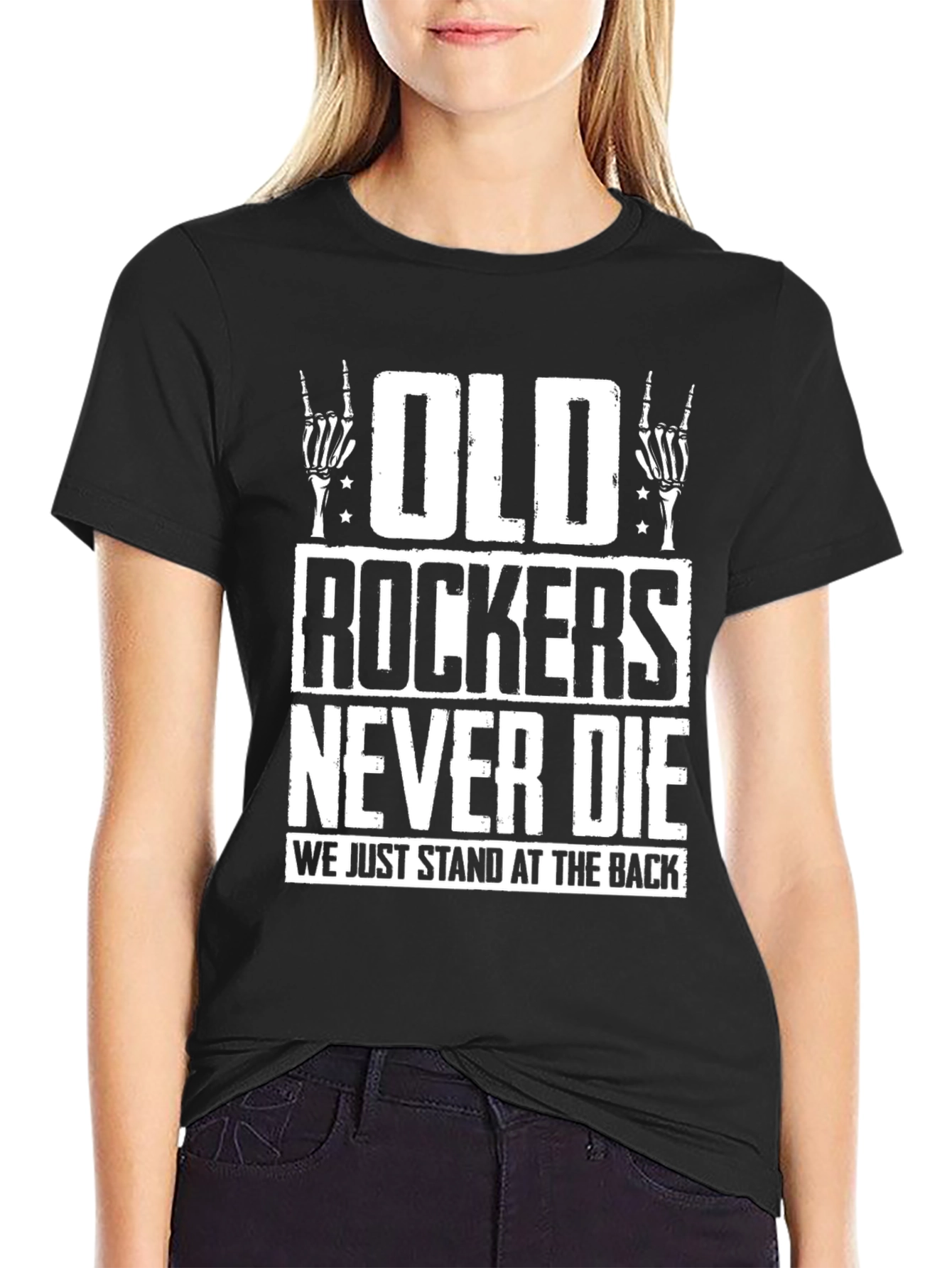 Old Rockers Never Die Graphic T-Shirt
