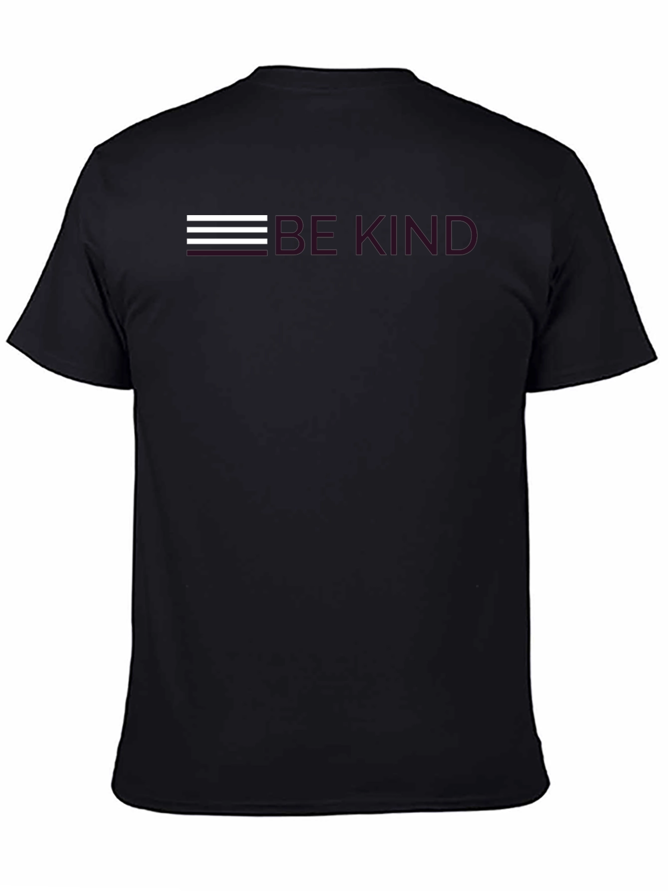 Be Kind Graphic Tee - Black Crew Neck
