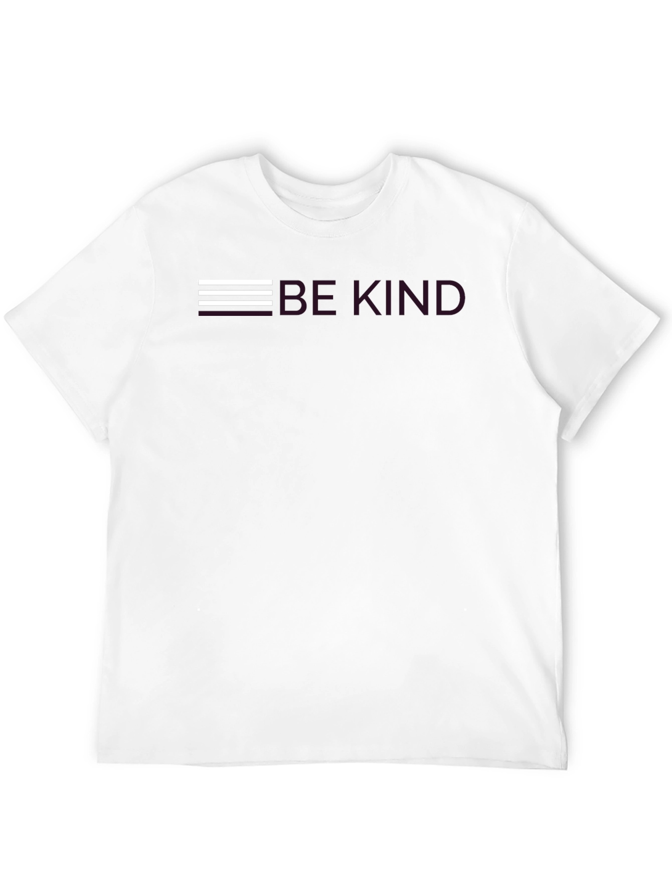 Be Kind Graphic Tee - Black Crew Neck