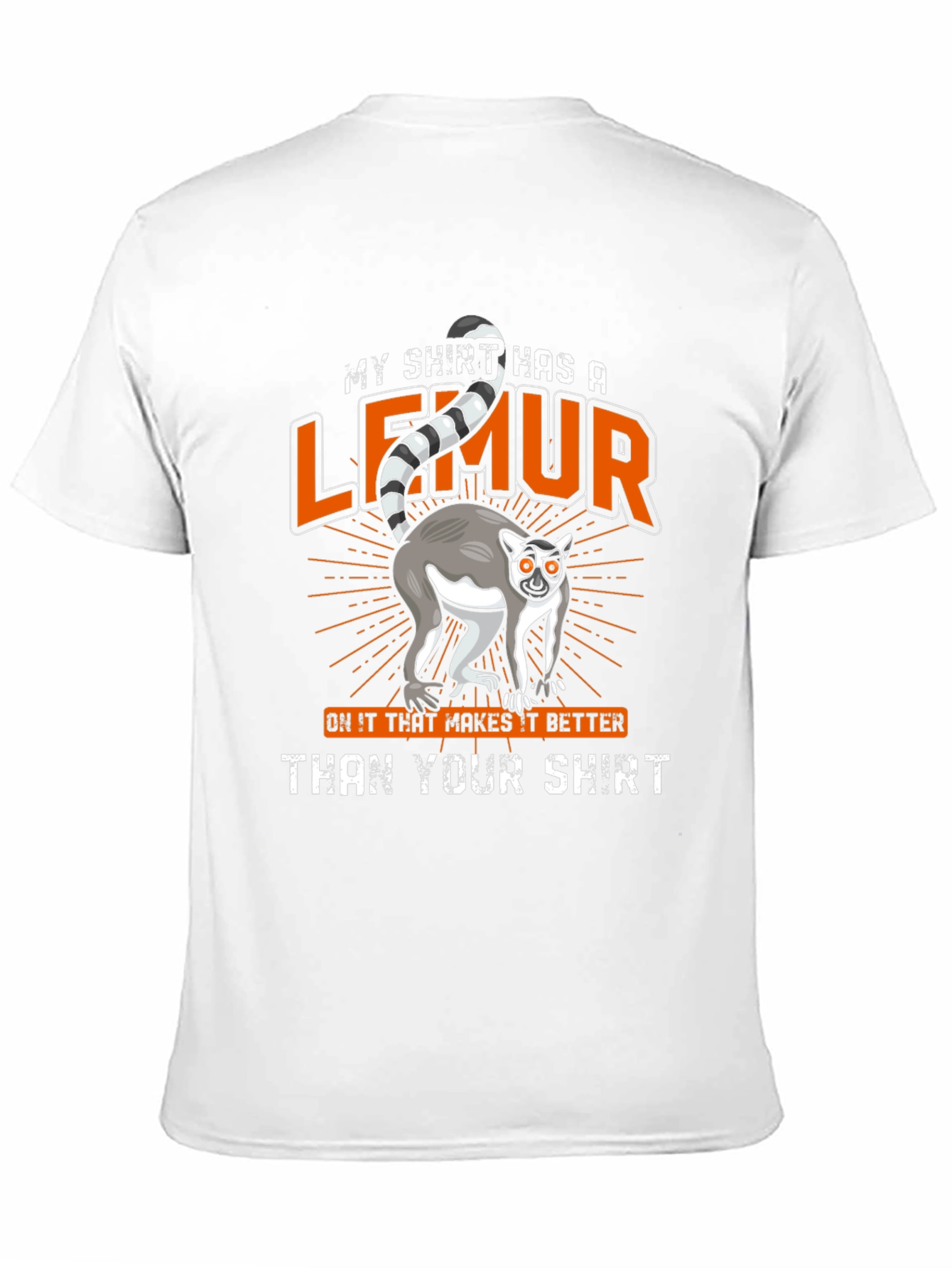 Lemur Graphic T-Shirt - Funny Animal Tee