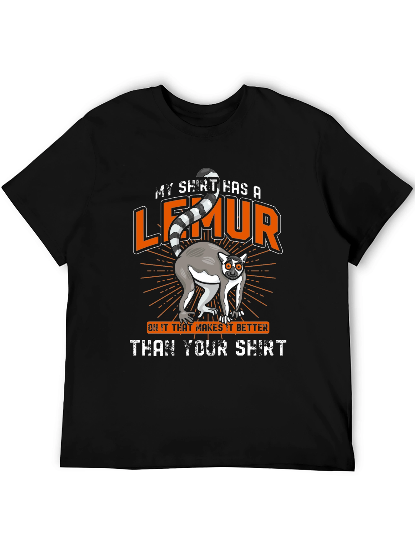 Lemur Graphic T-Shirt - Funny Animal Tee