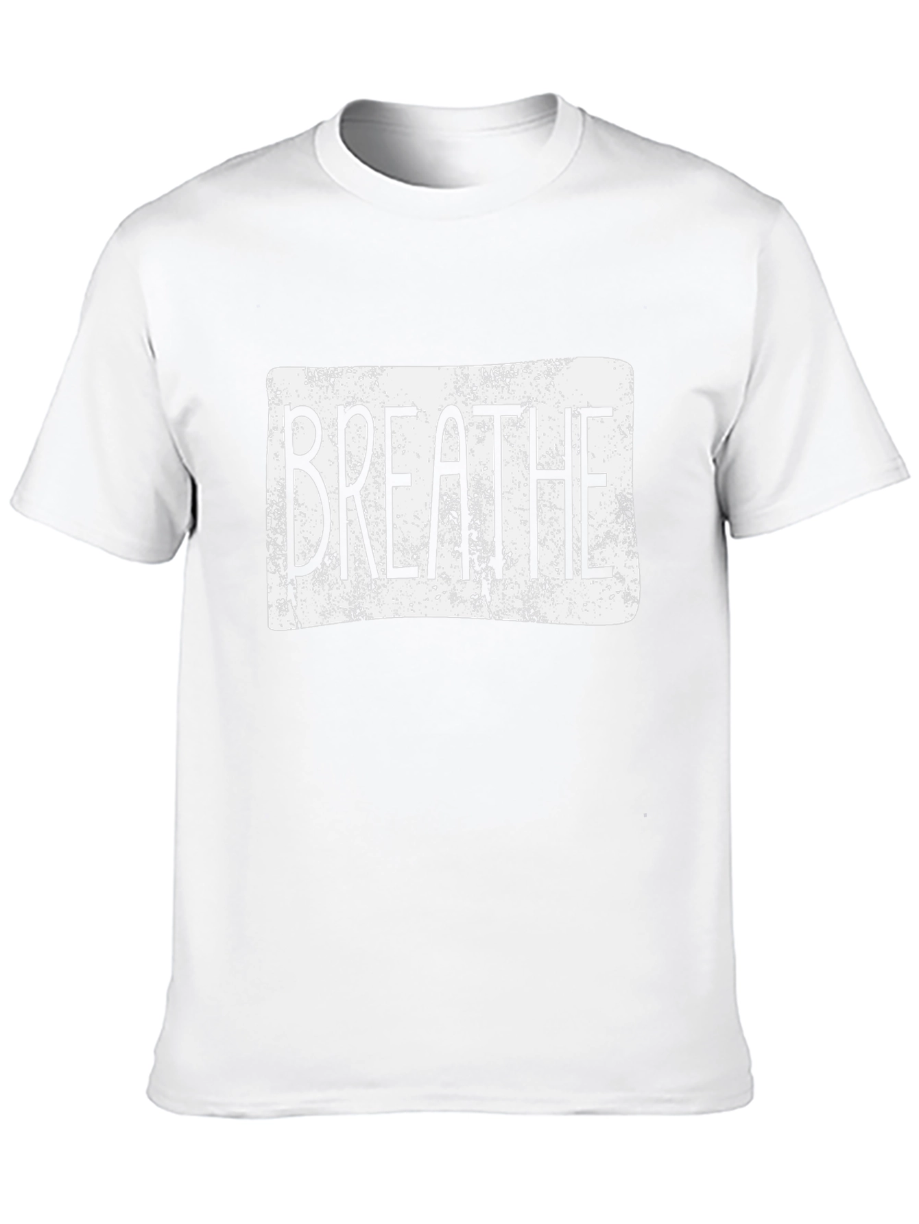 Breathe Graphic T-Shirt - Black Casual Tee