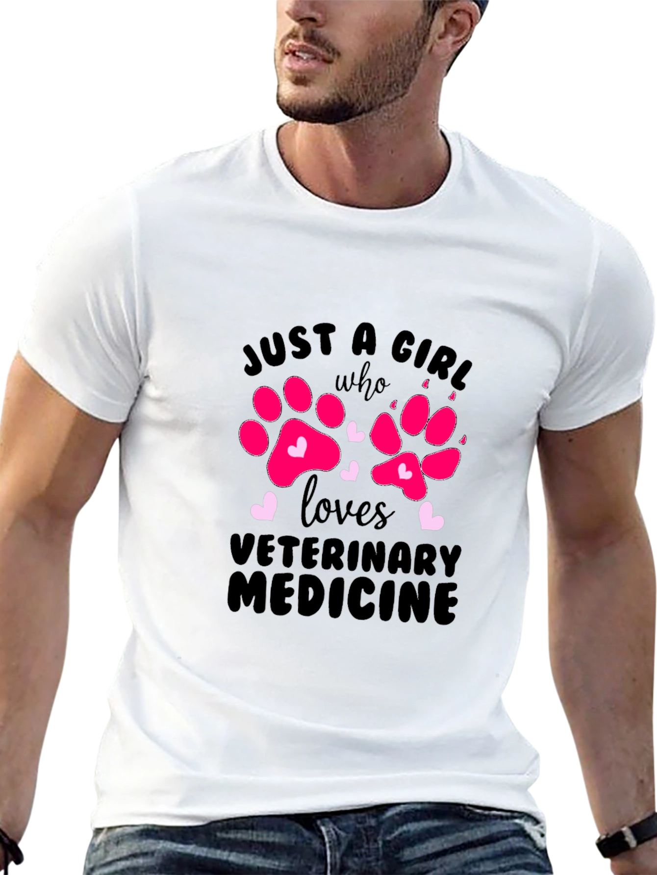 Just a Girl Who Loves Veterinary Medicine T-Shirt