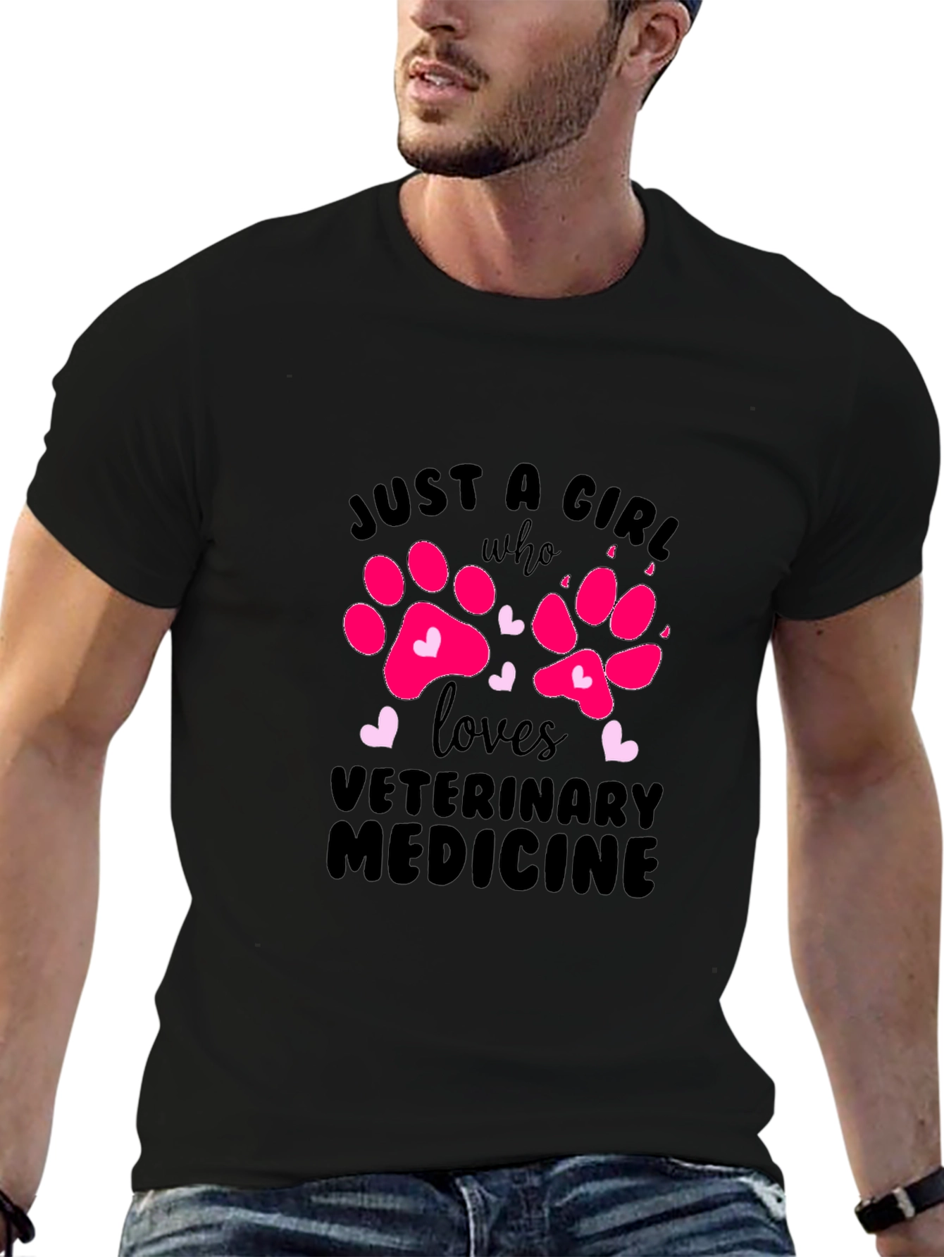 Just a Girl Who Loves Veterinary Medicine T-Shirt
